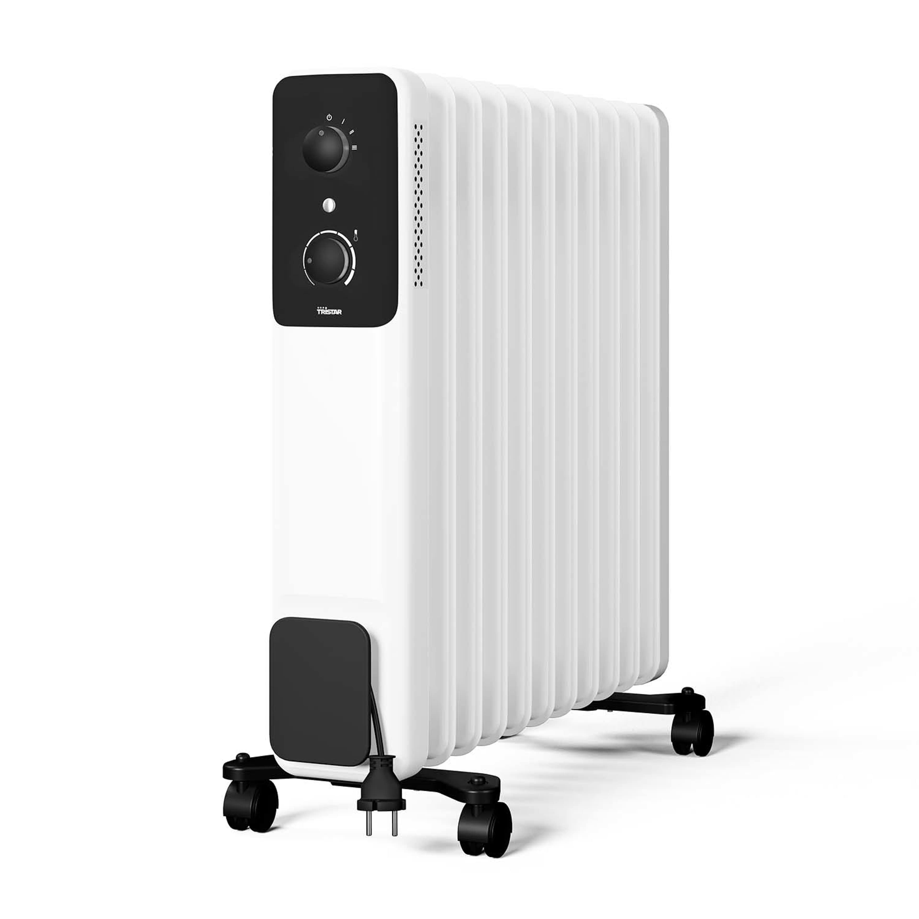 Oljeradiator 2500w - Ka-5381, från Tristar, i färgen vit. Klicka för att öppna bilden i stort format