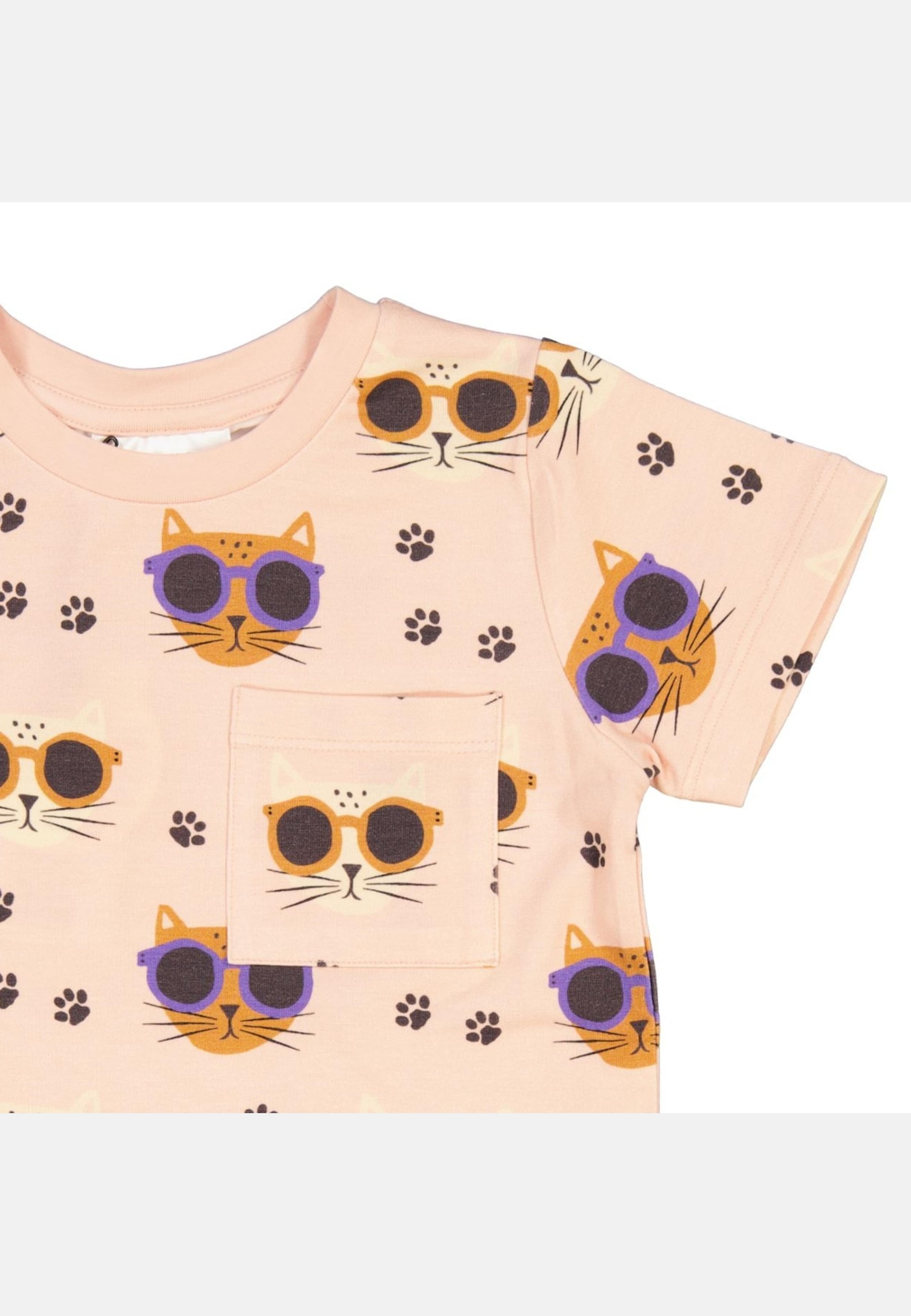 T-shirt Bambu, från Geggamoja, i färgen rosa. Klicka för att öppna bilden i stort format