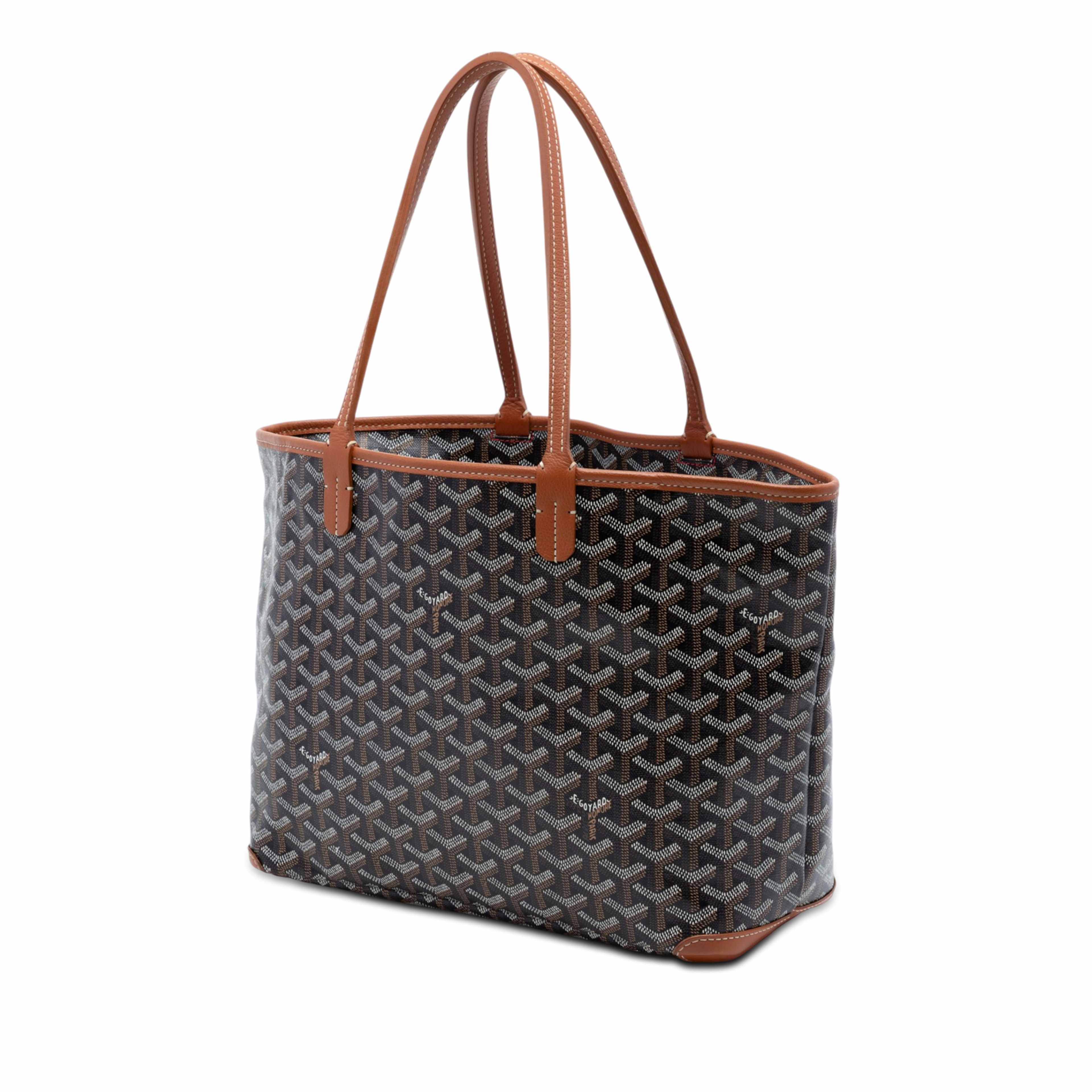 Goyard Goyardine Artois Pm, från Luxclusif, i färgen svart. Klicka för att öppna bilden i stort format