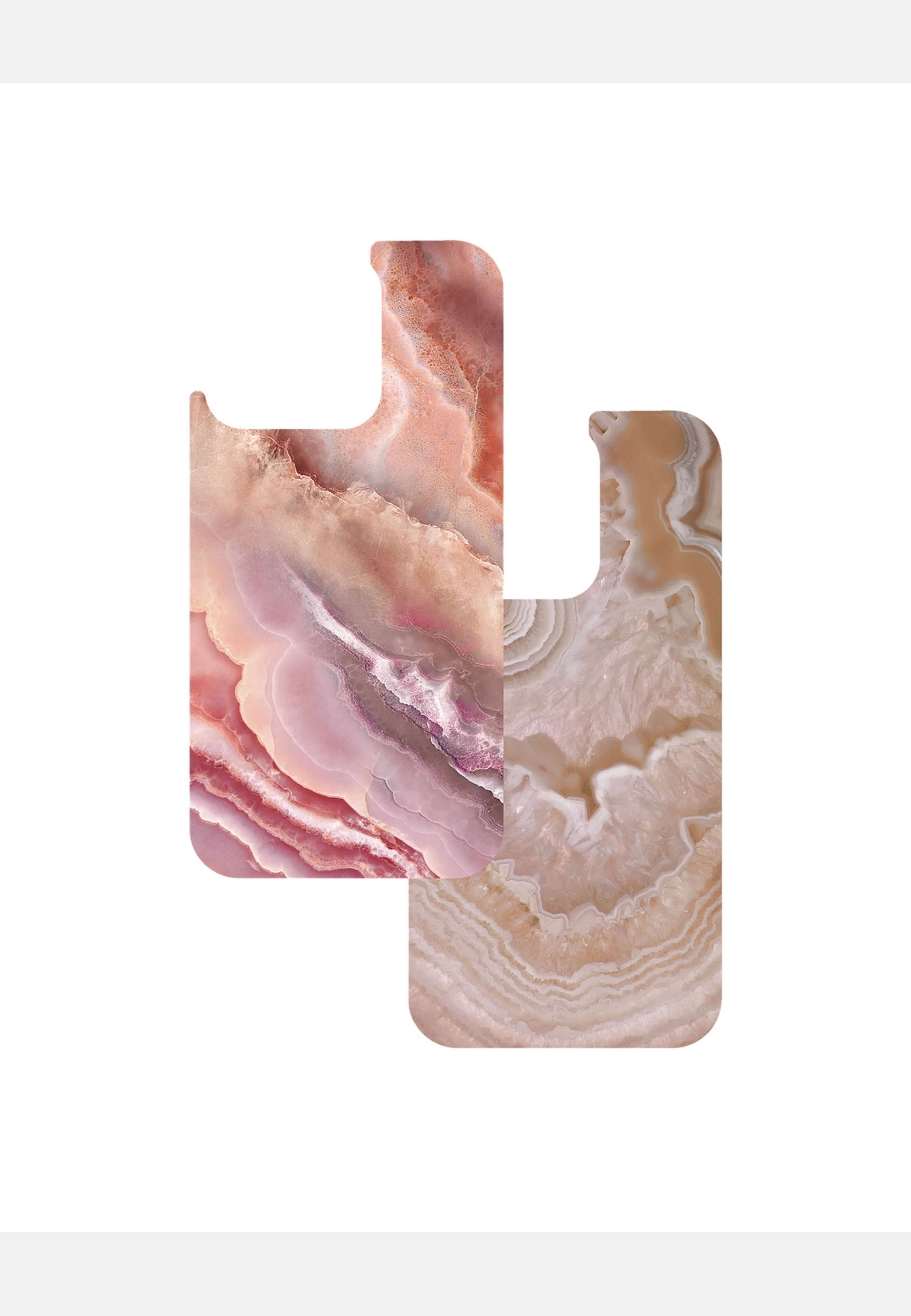 Print Pack Iphone - Blush Pink Marble, från Ideal Of Sweden, i färgen gold.
