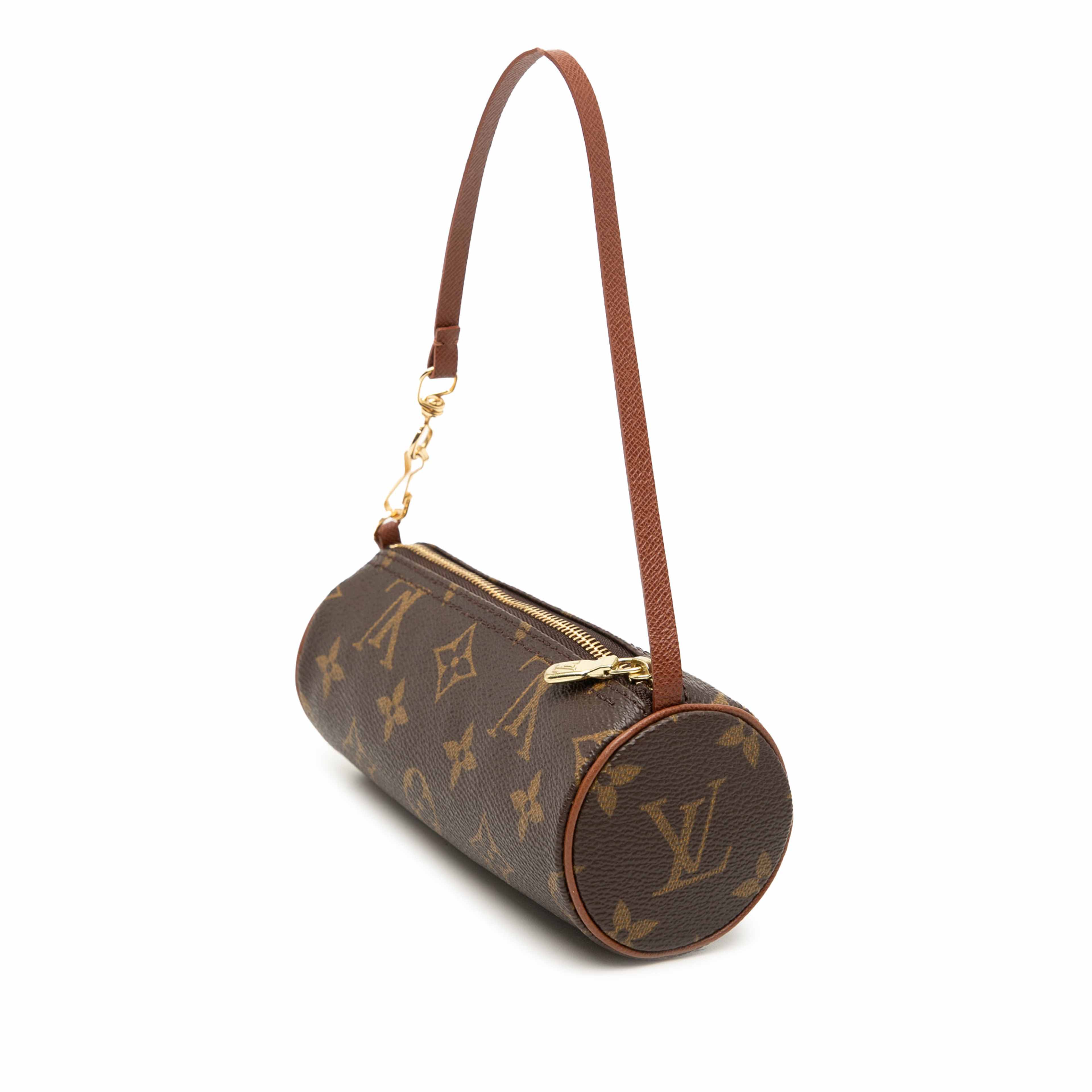 Louis Vuitton Monogram Papillon Pochette, från Luxclusif, i färgen brun. Klicka för att öppna bilden i stort format
