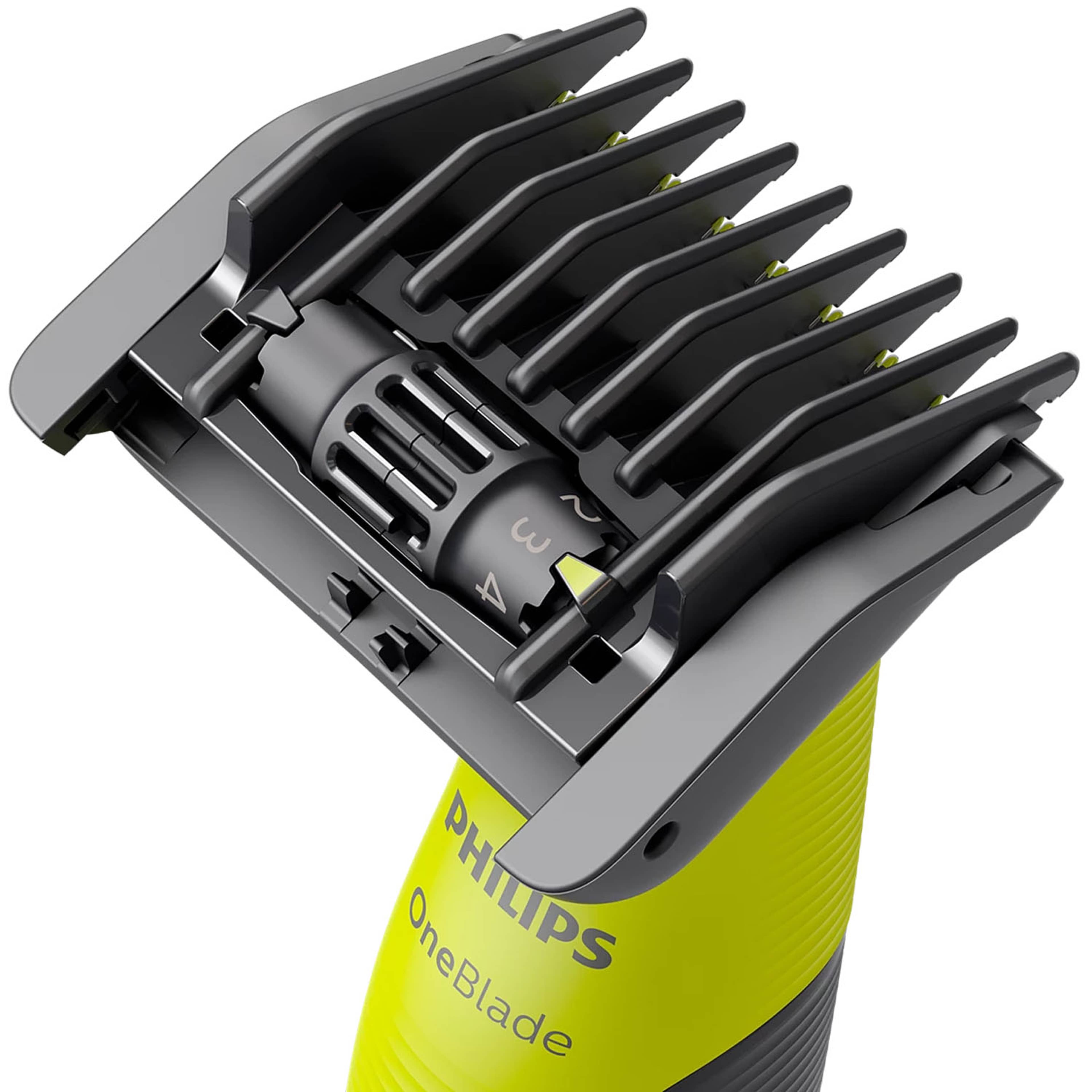 Oneblade 360 With Connectivity 5-i-1 Ansikte + Kropp Qp4631/65, från Philips, i färgen grön. Klicka för att öppna bilden i stort format