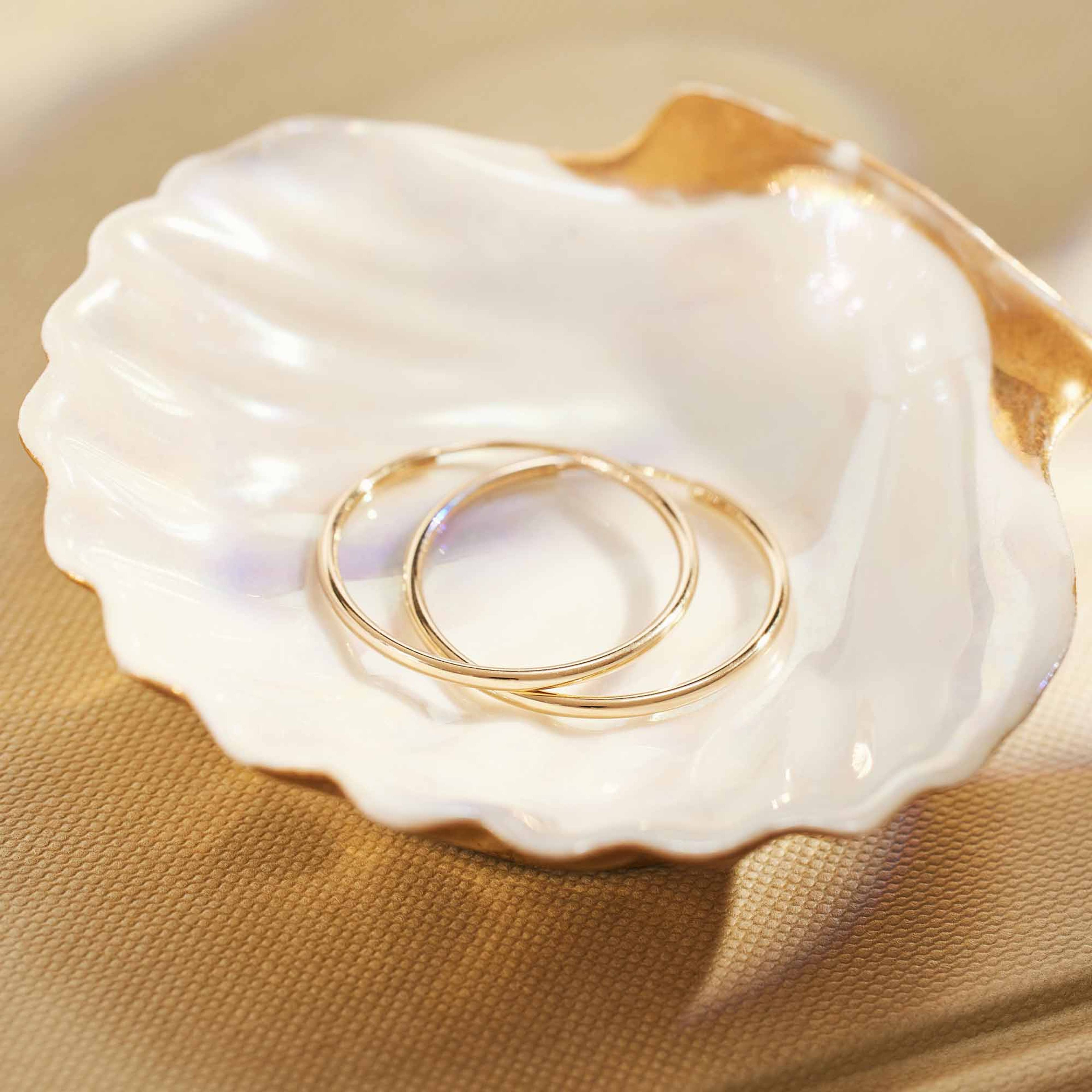 Le Marais 14 Karat Guld Creoler
