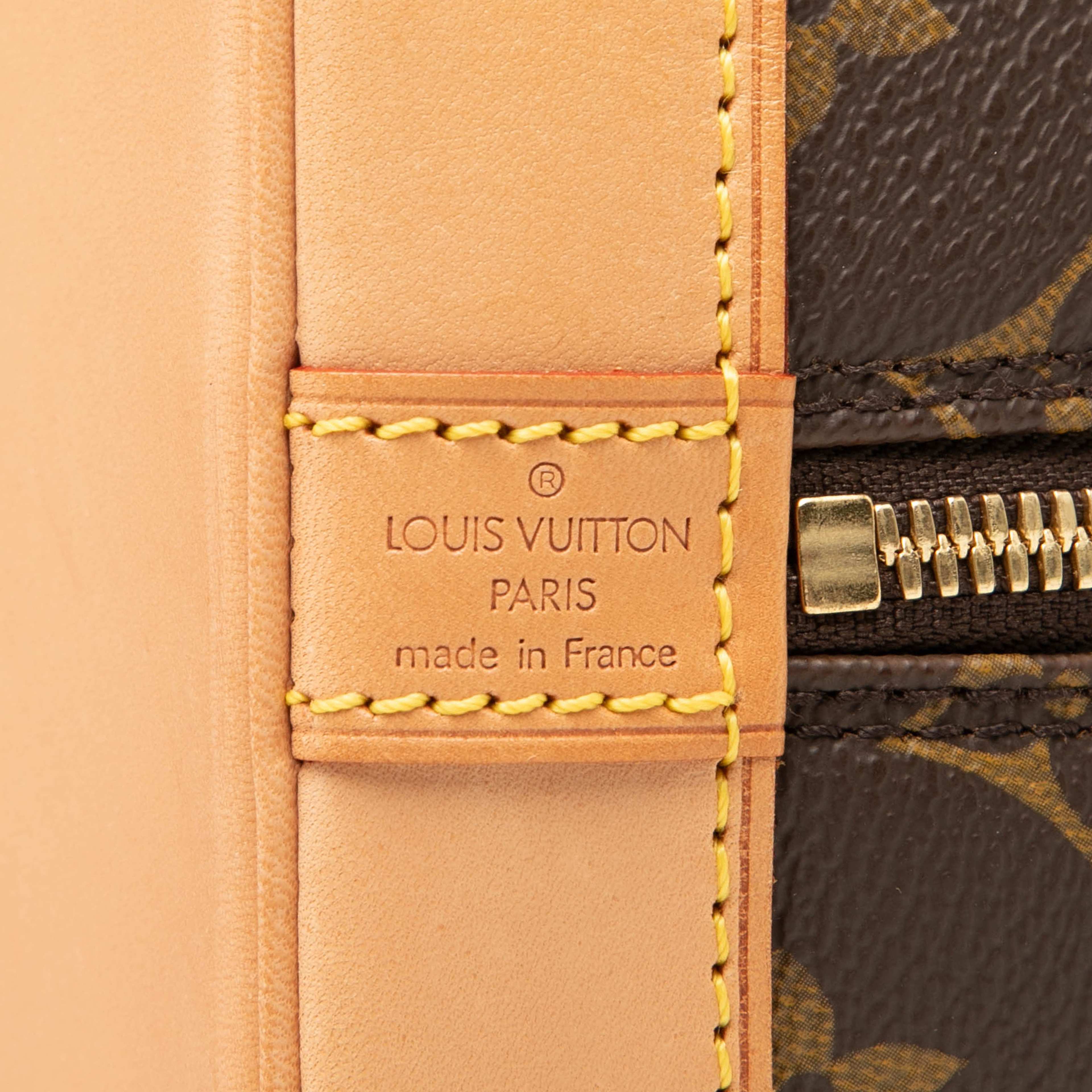 Louis Vuitton Monogram Alma Pm, från Luxclusif, i färgen brun. Klicka för att öppna bilden i stort format