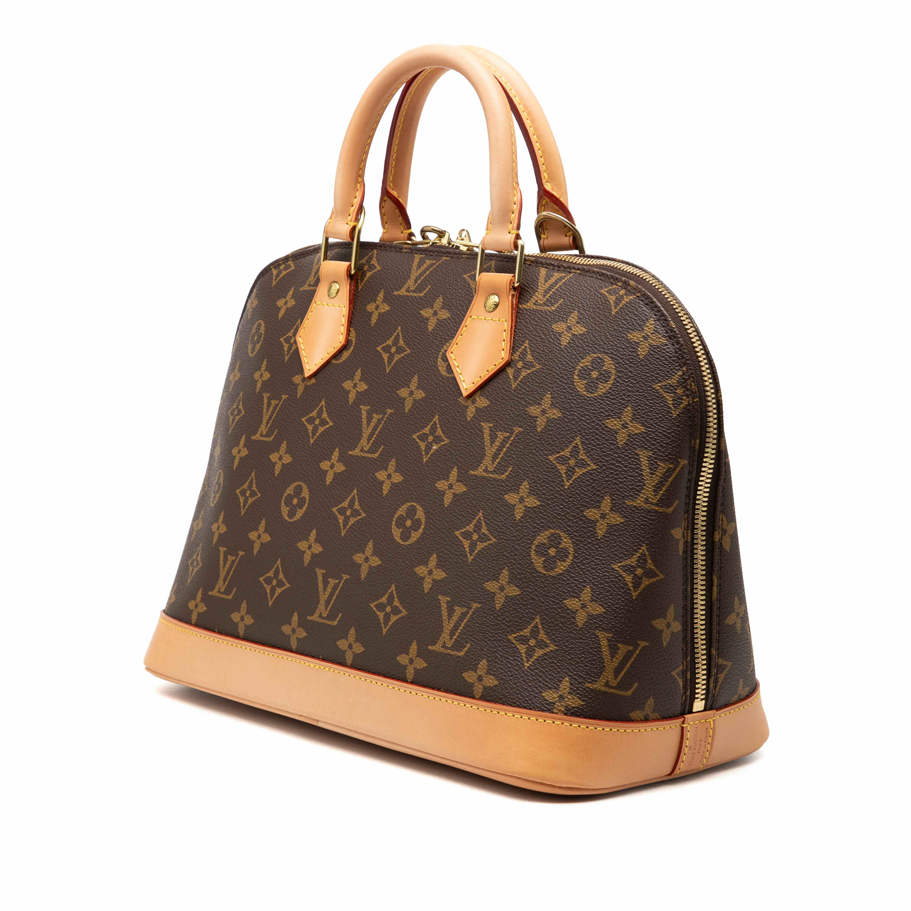 Louis Vuitton Monogram Alma Pm, från Luxclusif, i färgen brun. Klicka för att öppna bilden i stort format