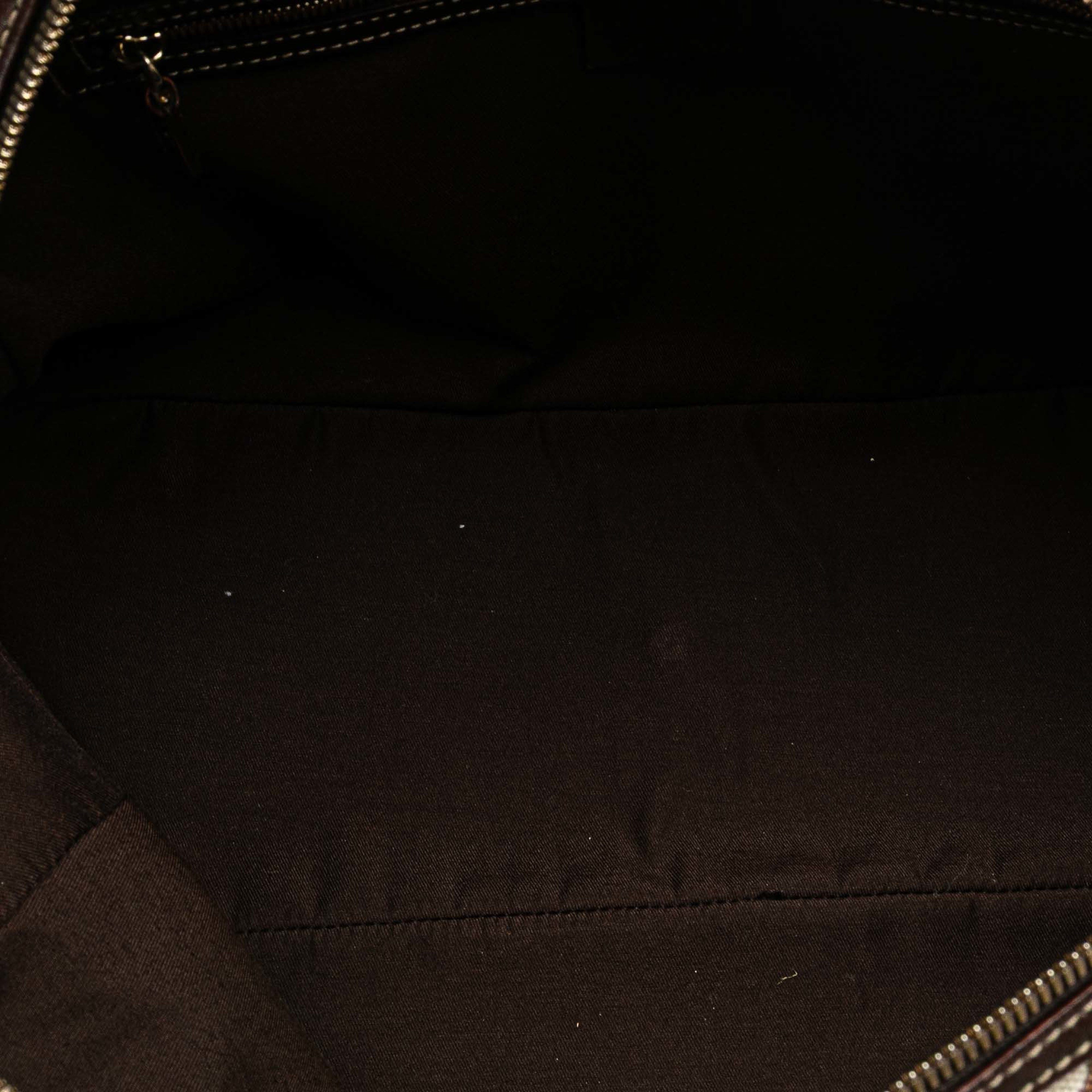 Gucci Printed Canvas Bamboo Horsebit Handbag, från Luxclusif, i färgen white. Klicka för att öppna bilden i stort format