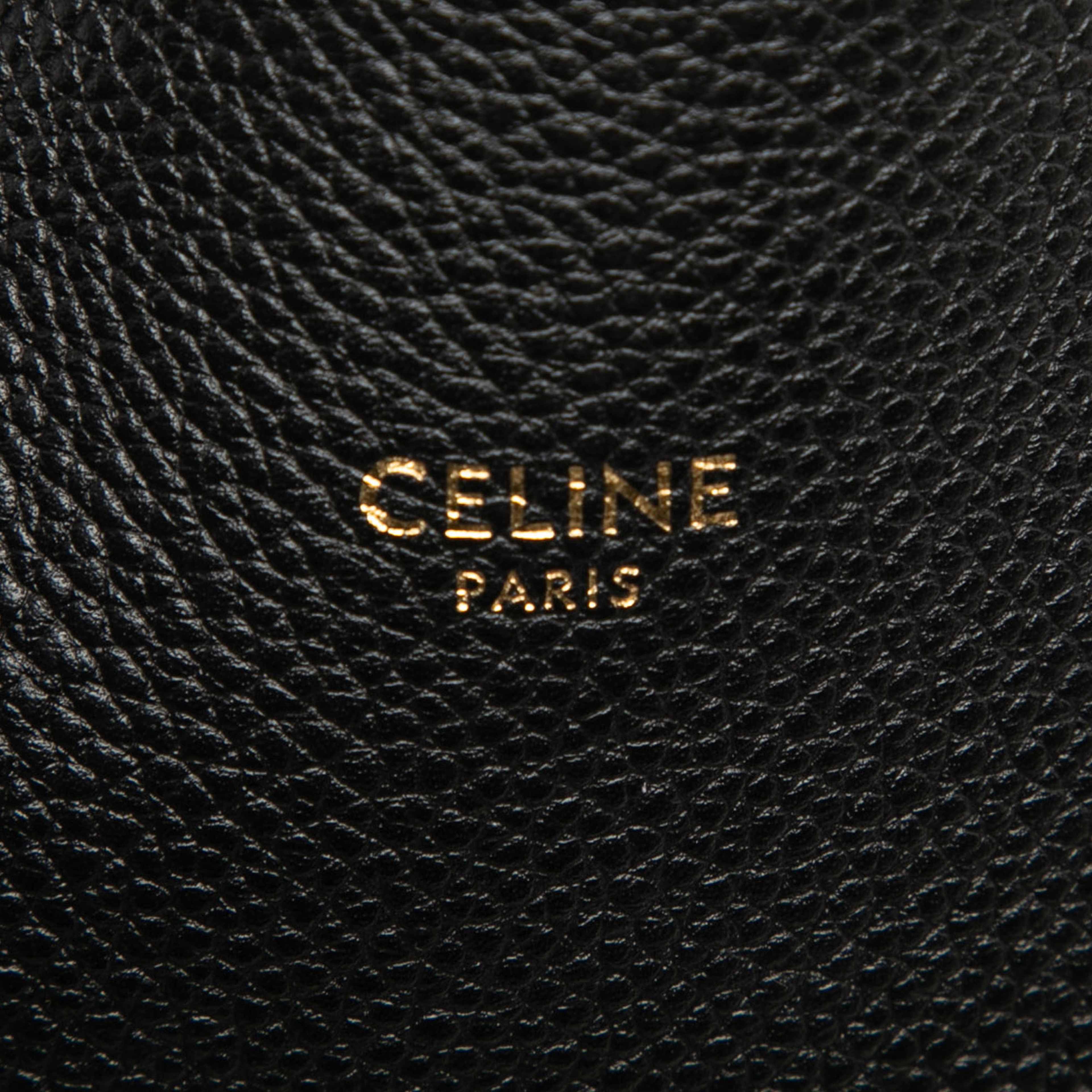 Celine Small Leather Phantom Cabas Tote, från Luxclusif, i färgen black. Klicka för att öppna bilden i stort format