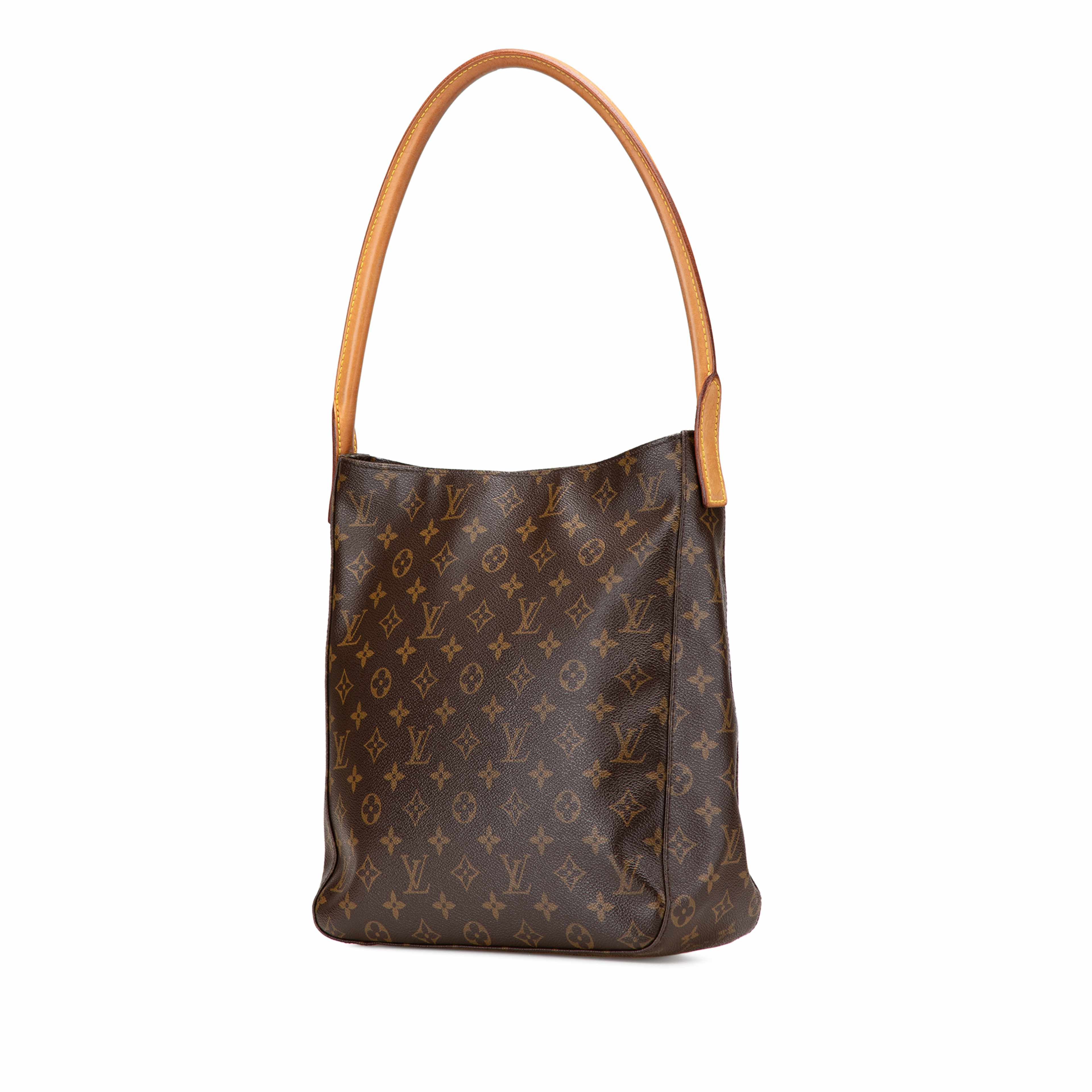 Louis Vuitton Monogram Looping Gm, från Luxclusif, i färgen brown.