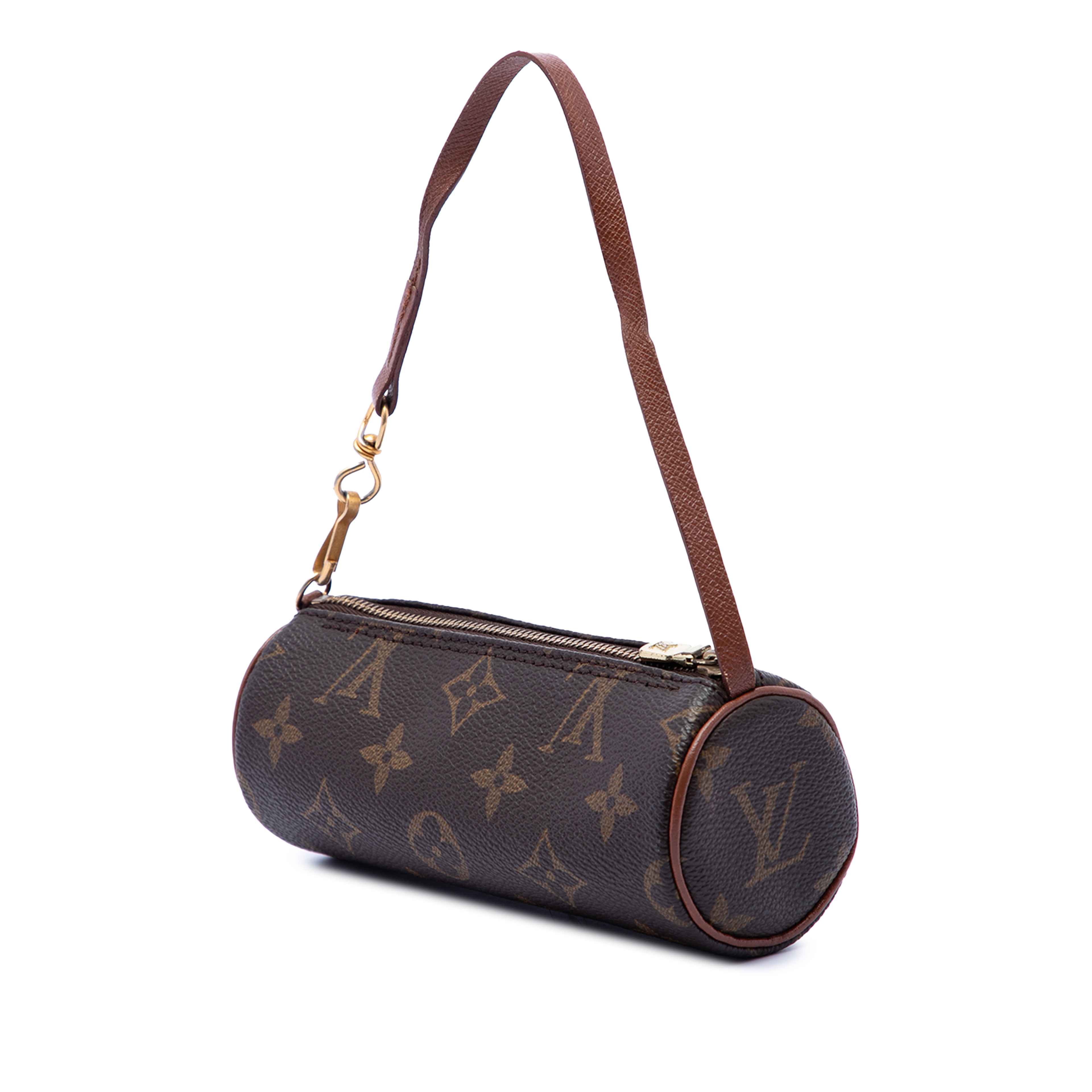 Louis Vuitton Monogram Papillon Pochette, från Luxclusif, i färgen brown. Klicka för att öppna bilden i stort format
