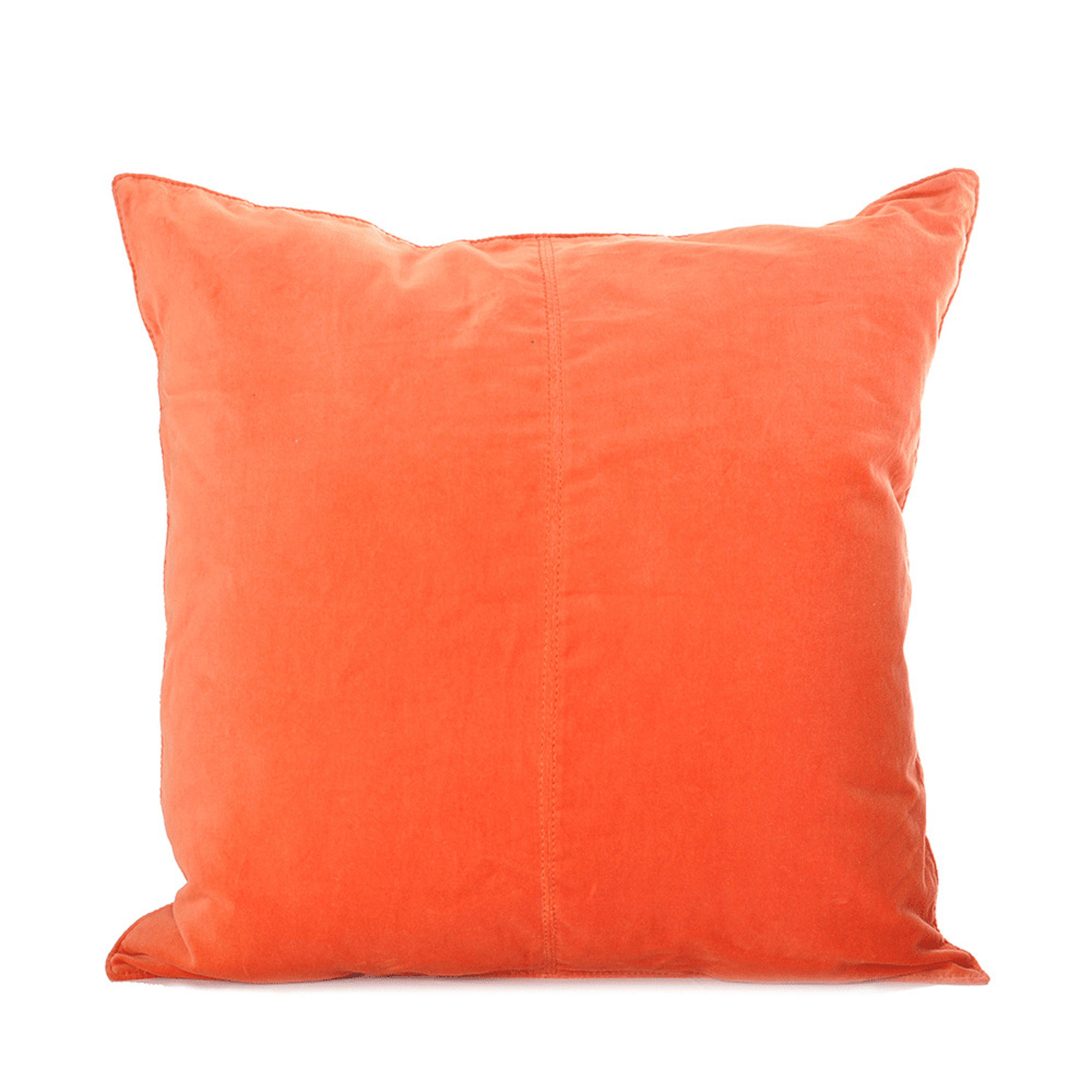 Kuddfodral Velvet, 50x50 cm, från Ceannis, i färgen Orange. Klicka för att öppna bilden i stort format