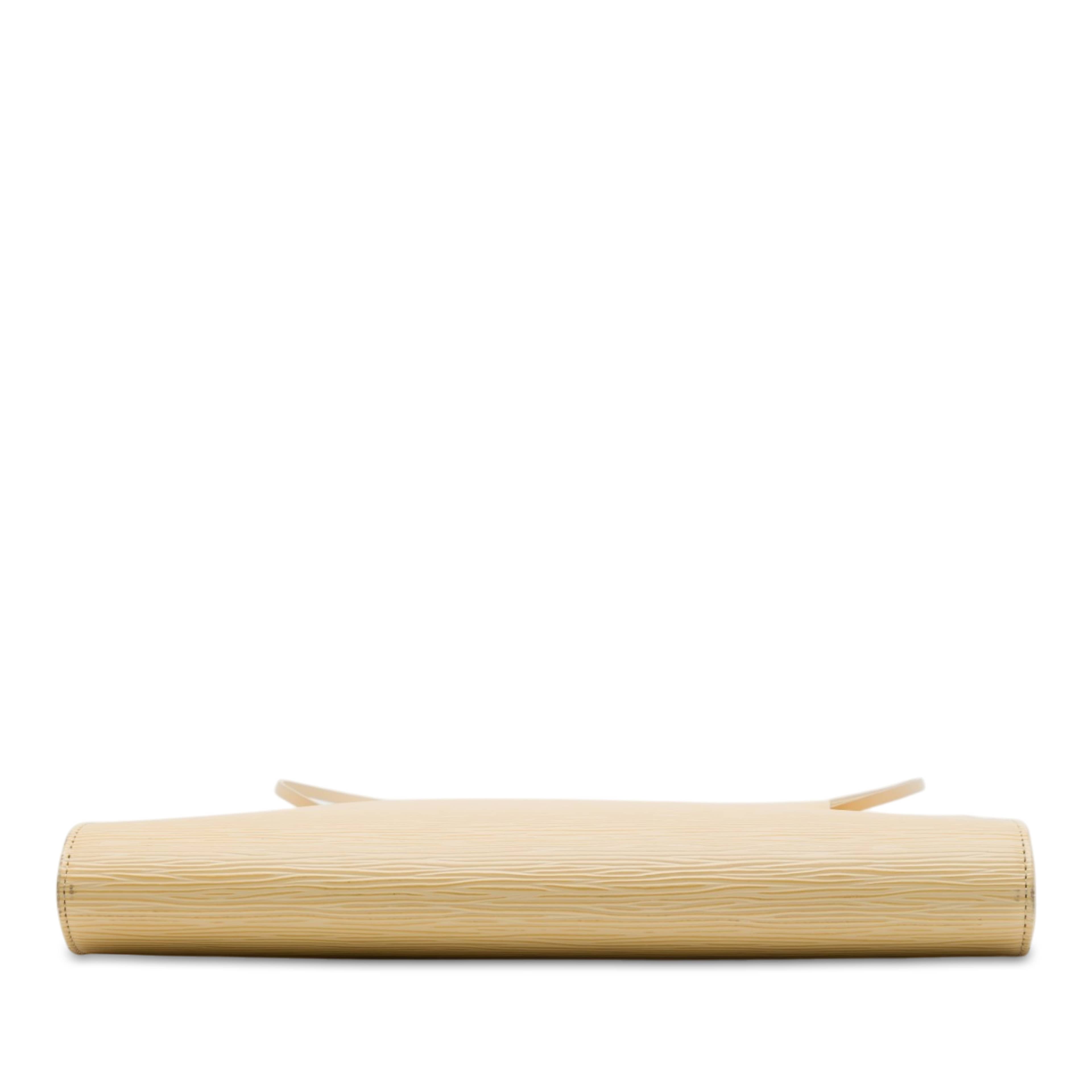 Louis Vuitton Epi Saint Tropez, från Luxclusif, i färgen beige. Klicka för att öppna bilden i stort format