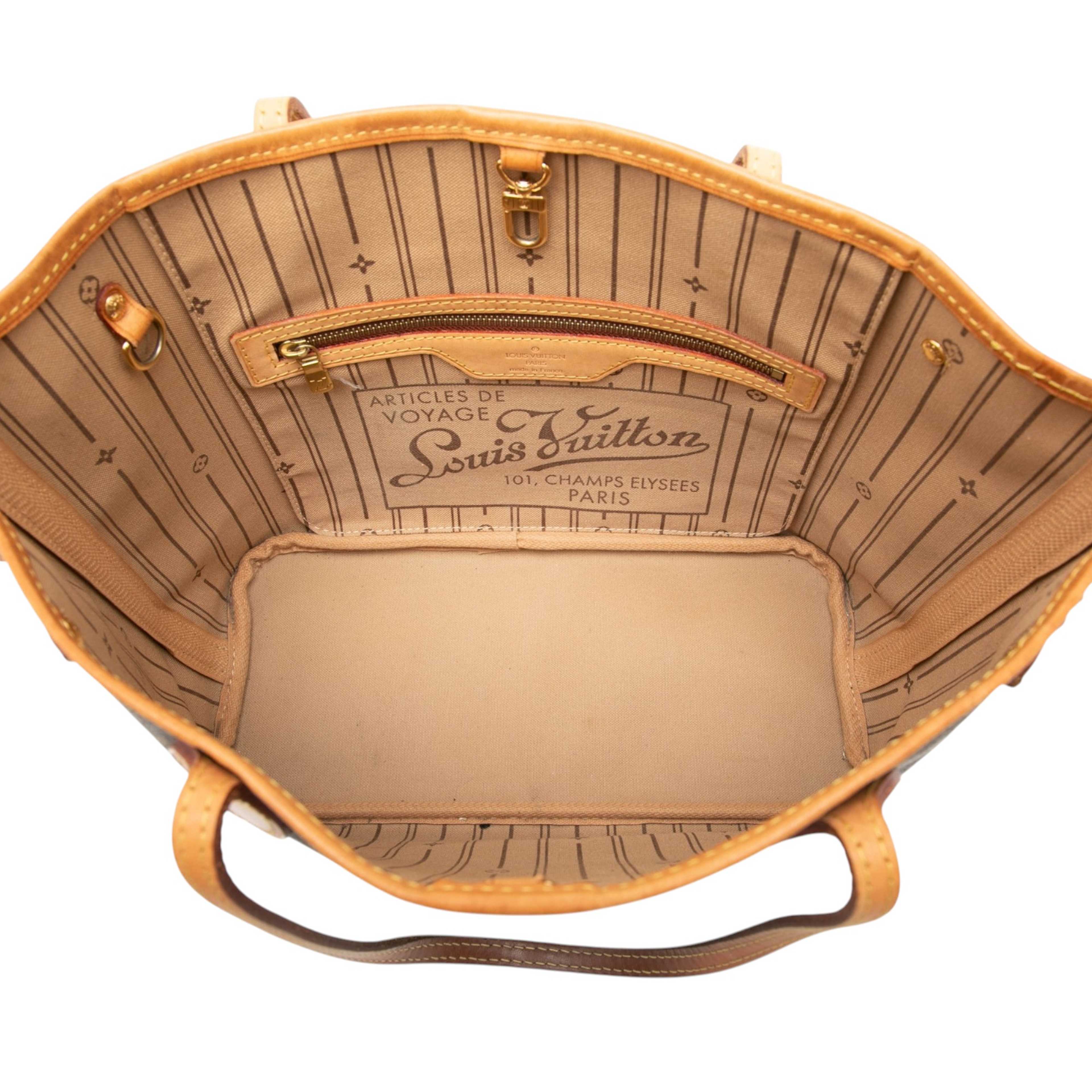 Louis Vuitton Monogram Neverfull Pm, från Luxclusif, i färgen brun. Klicka för att öppna bilden i stort format
