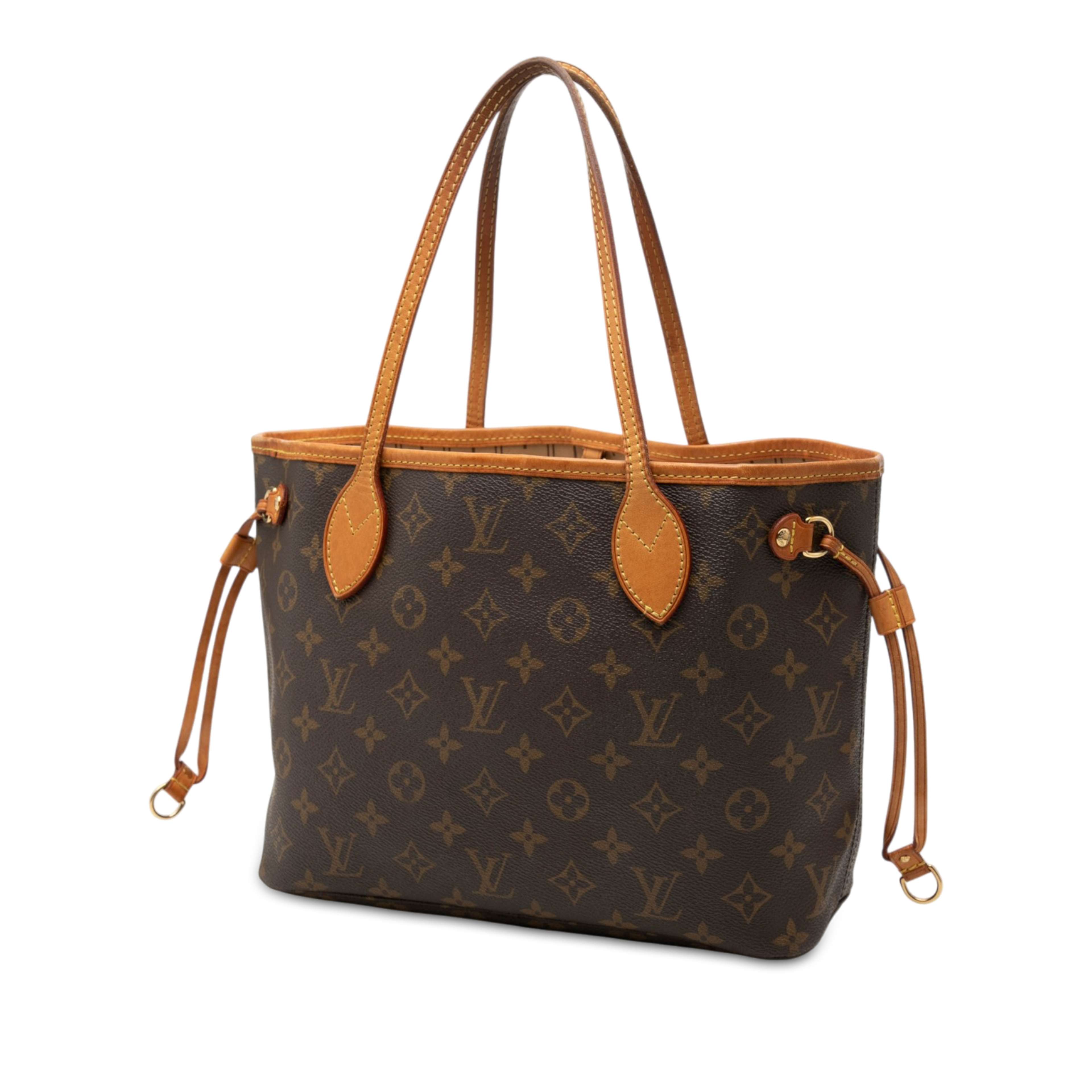 Louis Vuitton Monogram Neverfull Pm, från Luxclusif, i färgen brun. Klicka för att öppna bilden i stort format