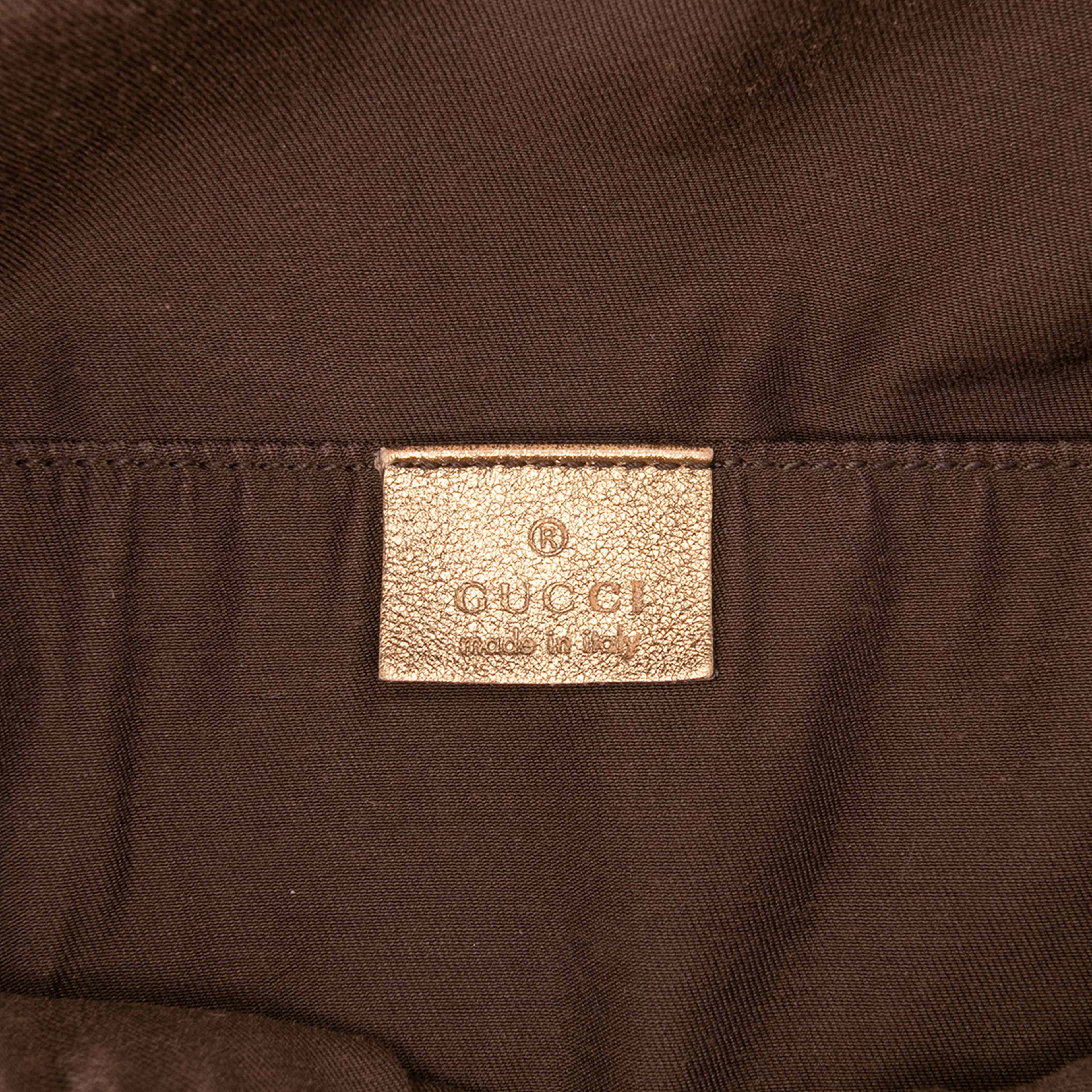 Gucci Gg Canvas Web Tote, från Luxclusif, i färgen beige. Klicka för att öppna bilden i stort format