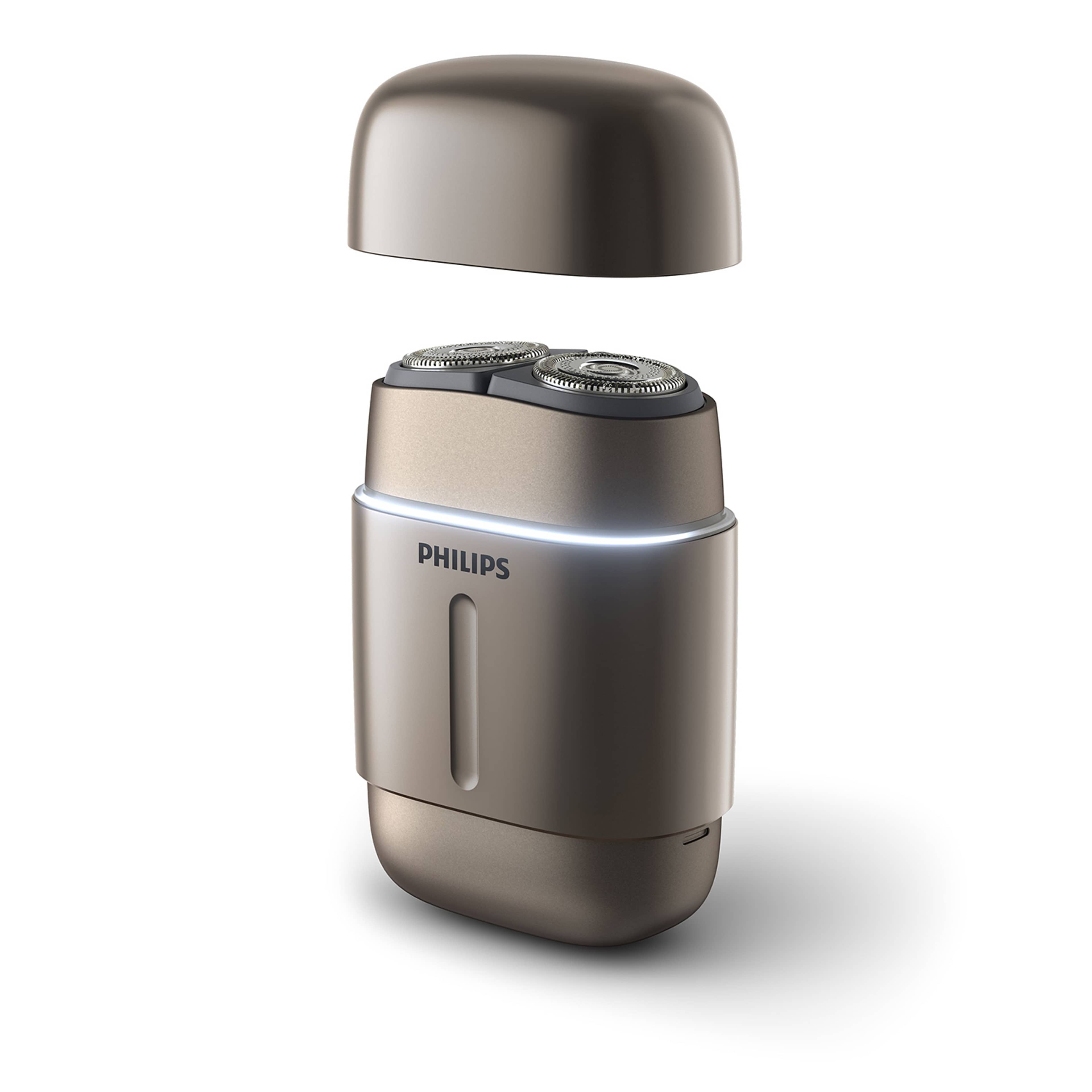Rakapparat 700-serien Kompakt Wet & Dry Näshårstrimmer S791/06, från Philips, i färgen brons. Klicka för att öppna bilden i stort format