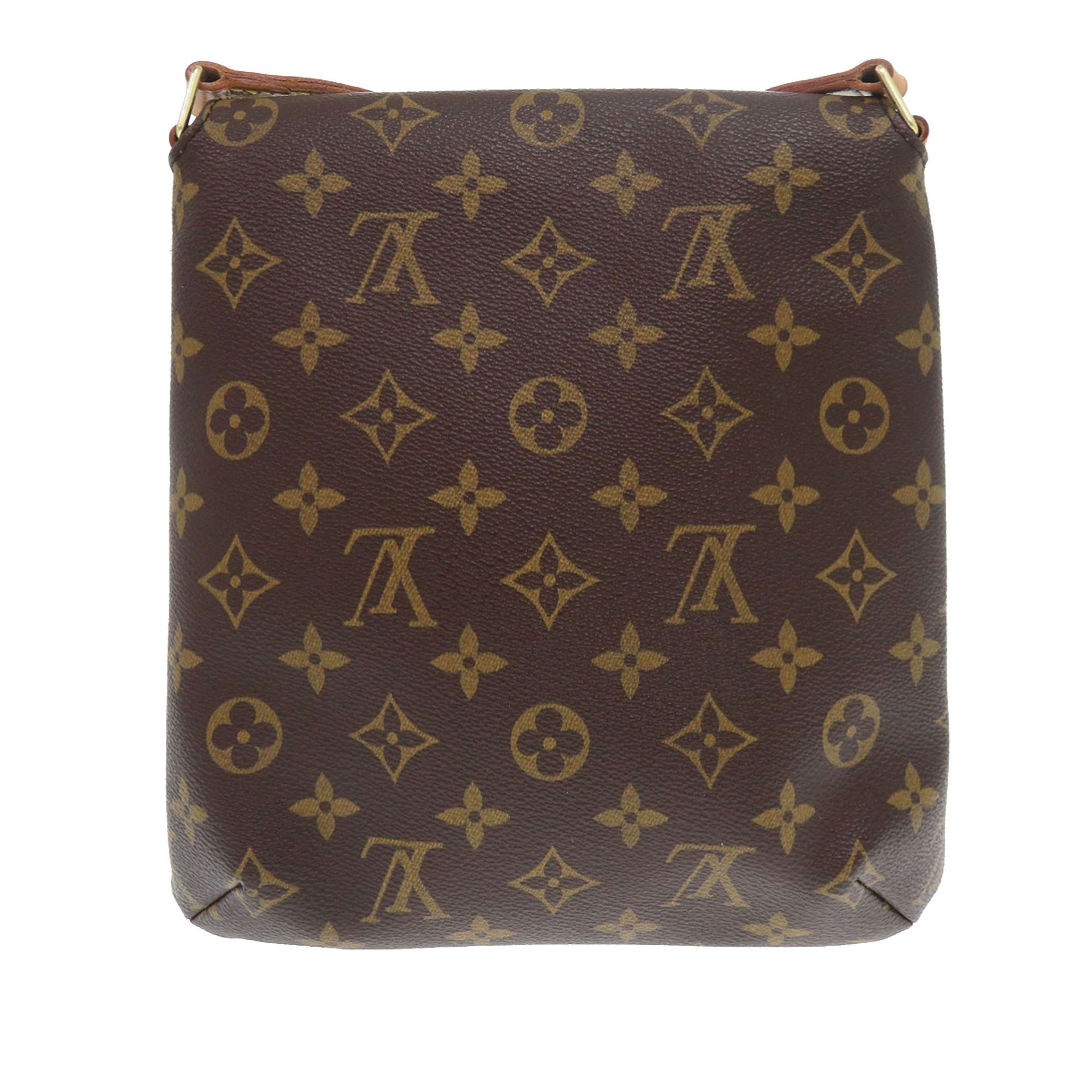 Louis Vuitton Monogram Musette Salsa Pm Short Strap, från Luxclusif, i färgen brun. Klicka för att öppna bilden i stort format
