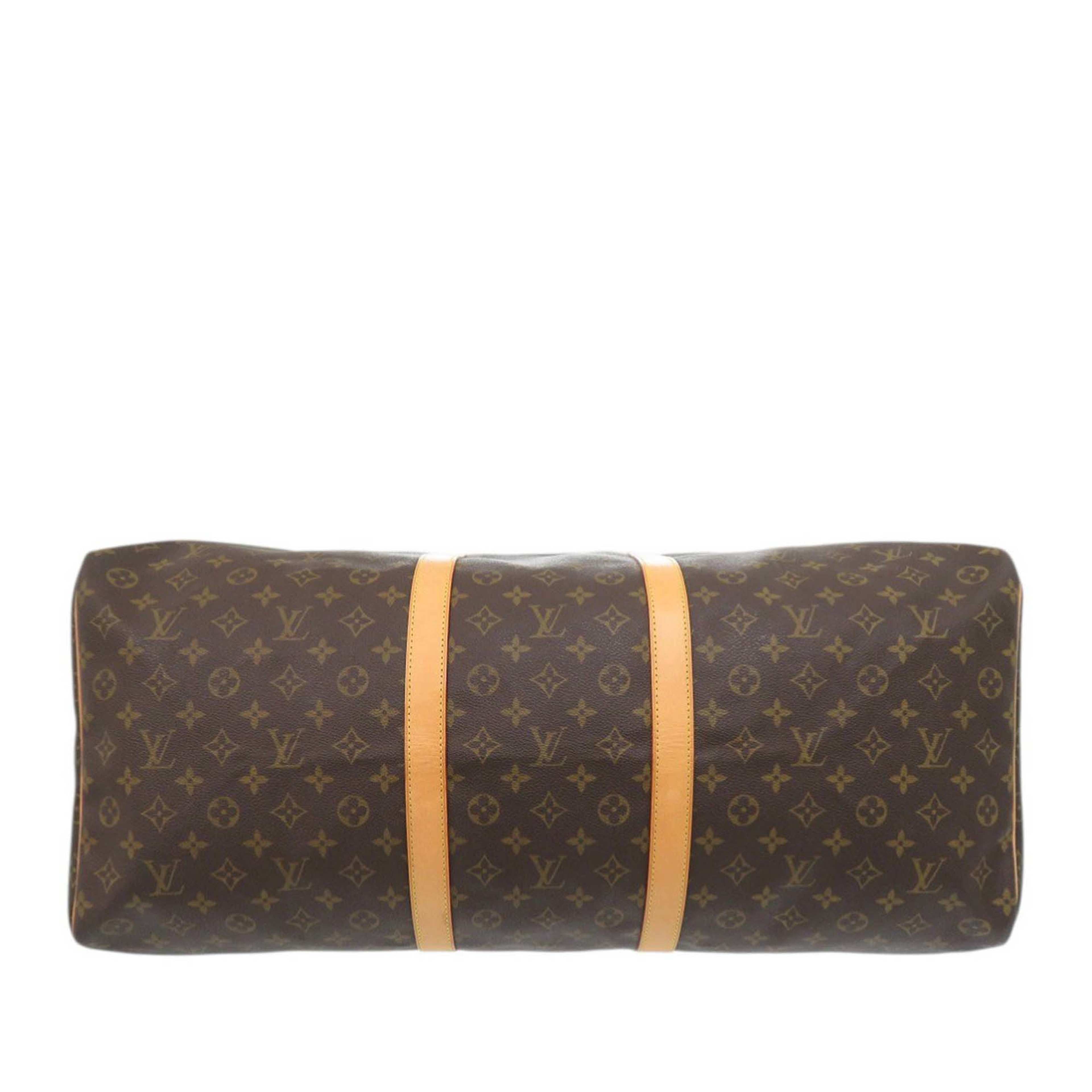 Louis Vuitton Monogram Keepall 60, från Luxclusif, i färgen brown. Klicka för att öppna bilden i stort format