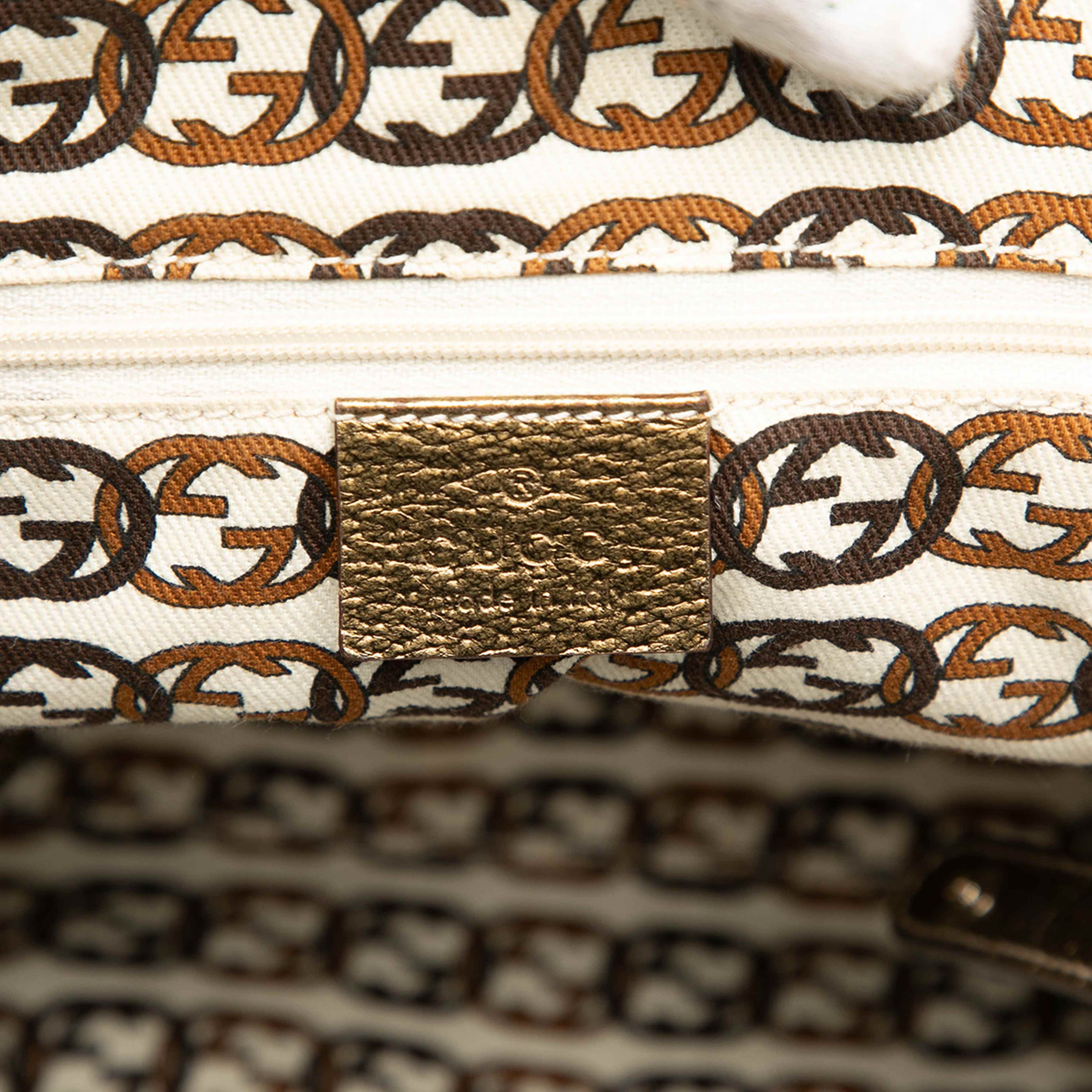 Gucci Gg Canvas Princy Tote, från Luxclusif, i färgen beige. Klicka för att öppna bilden i stort format