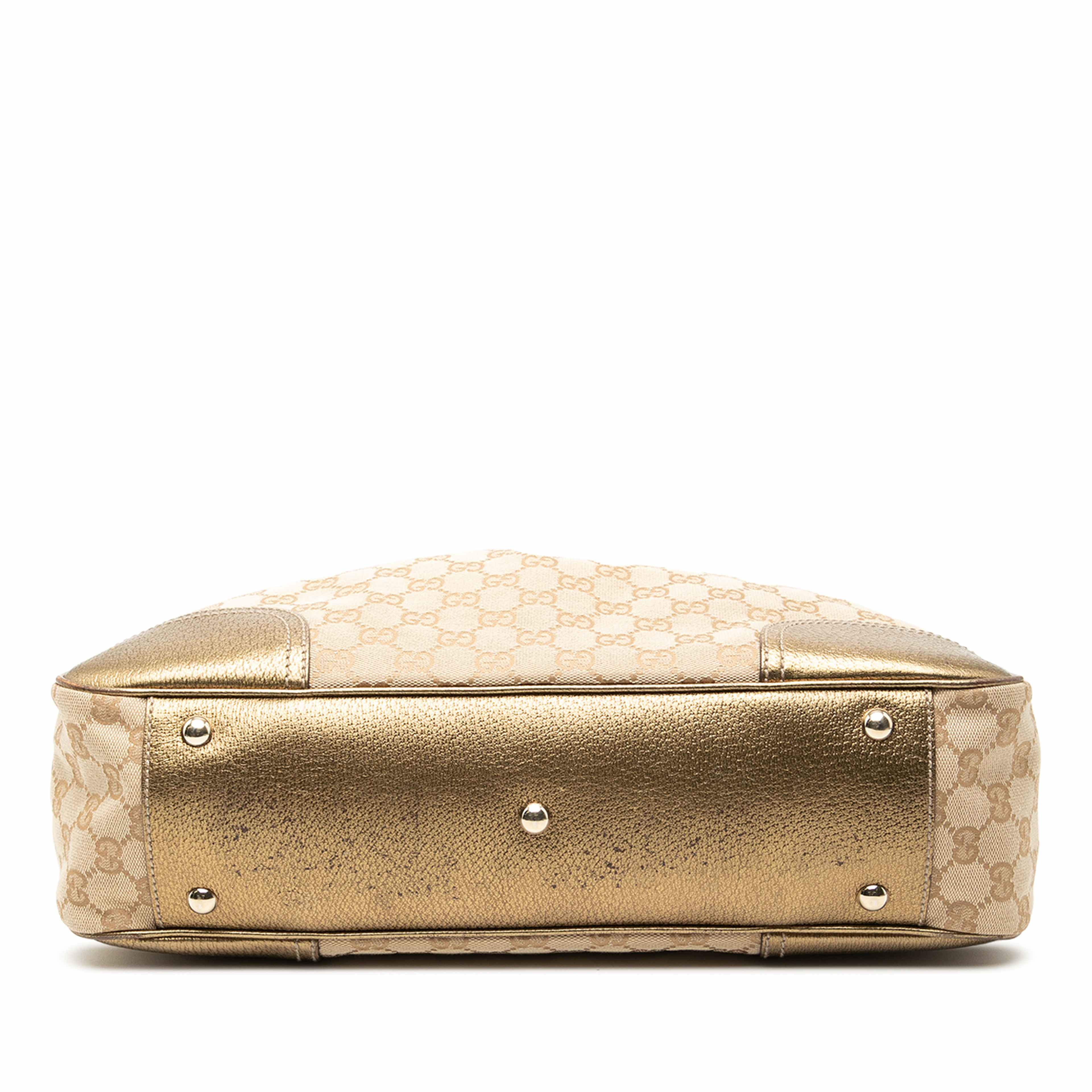 Gucci Gg Canvas Princy Tote, från Luxclusif, i färgen beige. Klicka för att öppna bilden i stort format