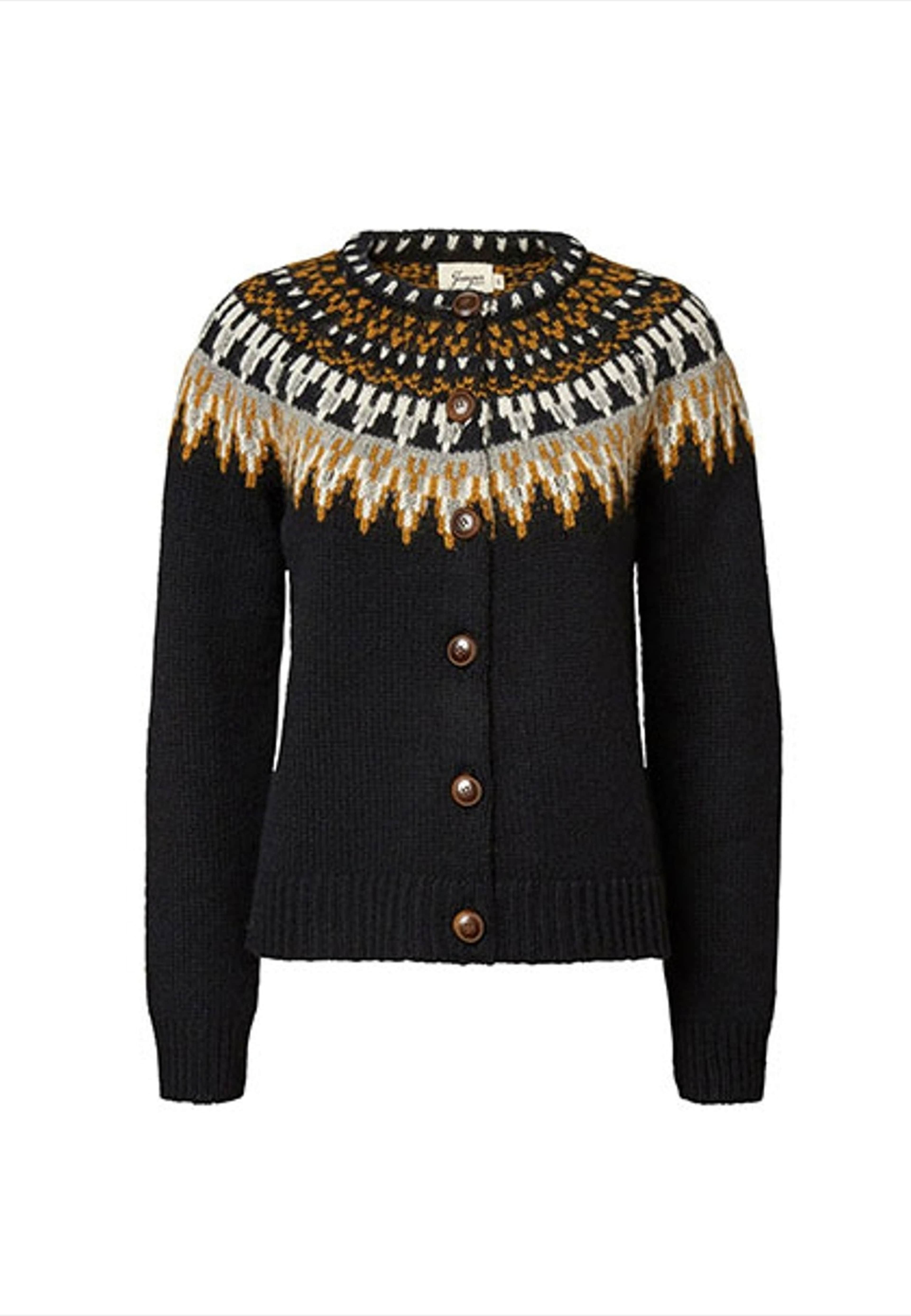Joelle Cardigan, från Jumperfabriken, i färgen black. Klicka för att öppna bilden i stort format