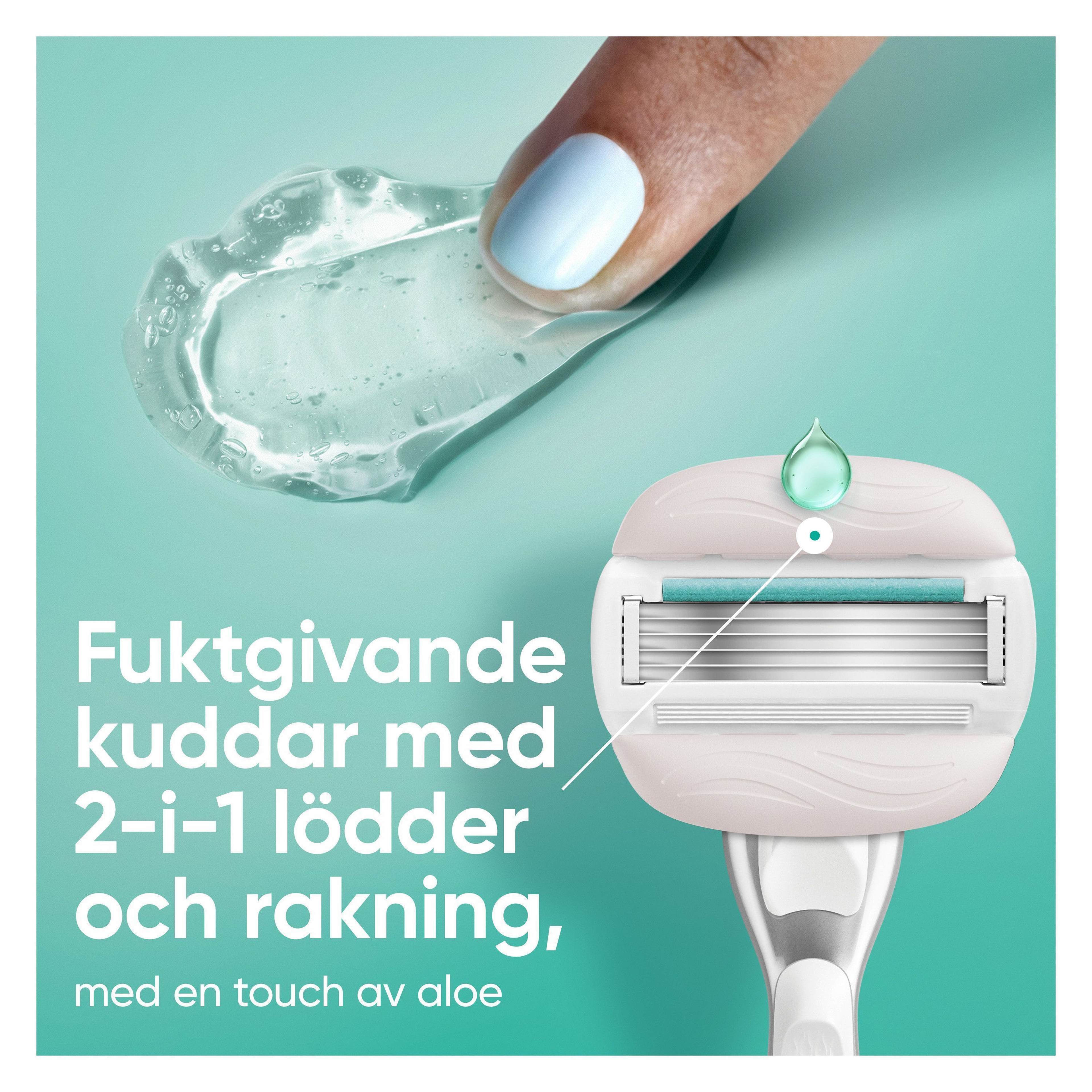 Gillette Venus Pro ComfortGlide Sensitive rakblad 4 st