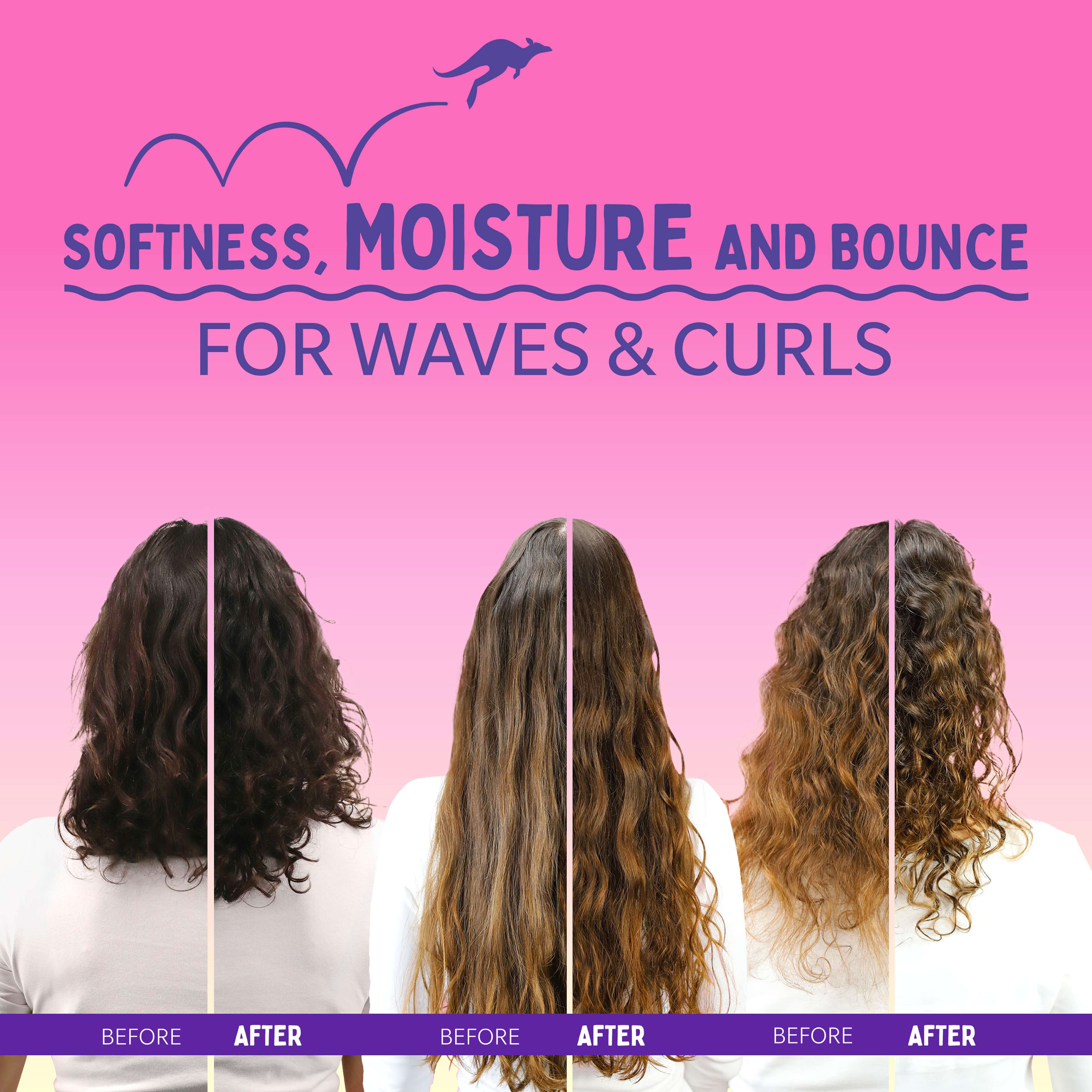 Bouncy Curls Återfuktande Balsam, från Aussie. Klicka för att öppna bilden i stort format