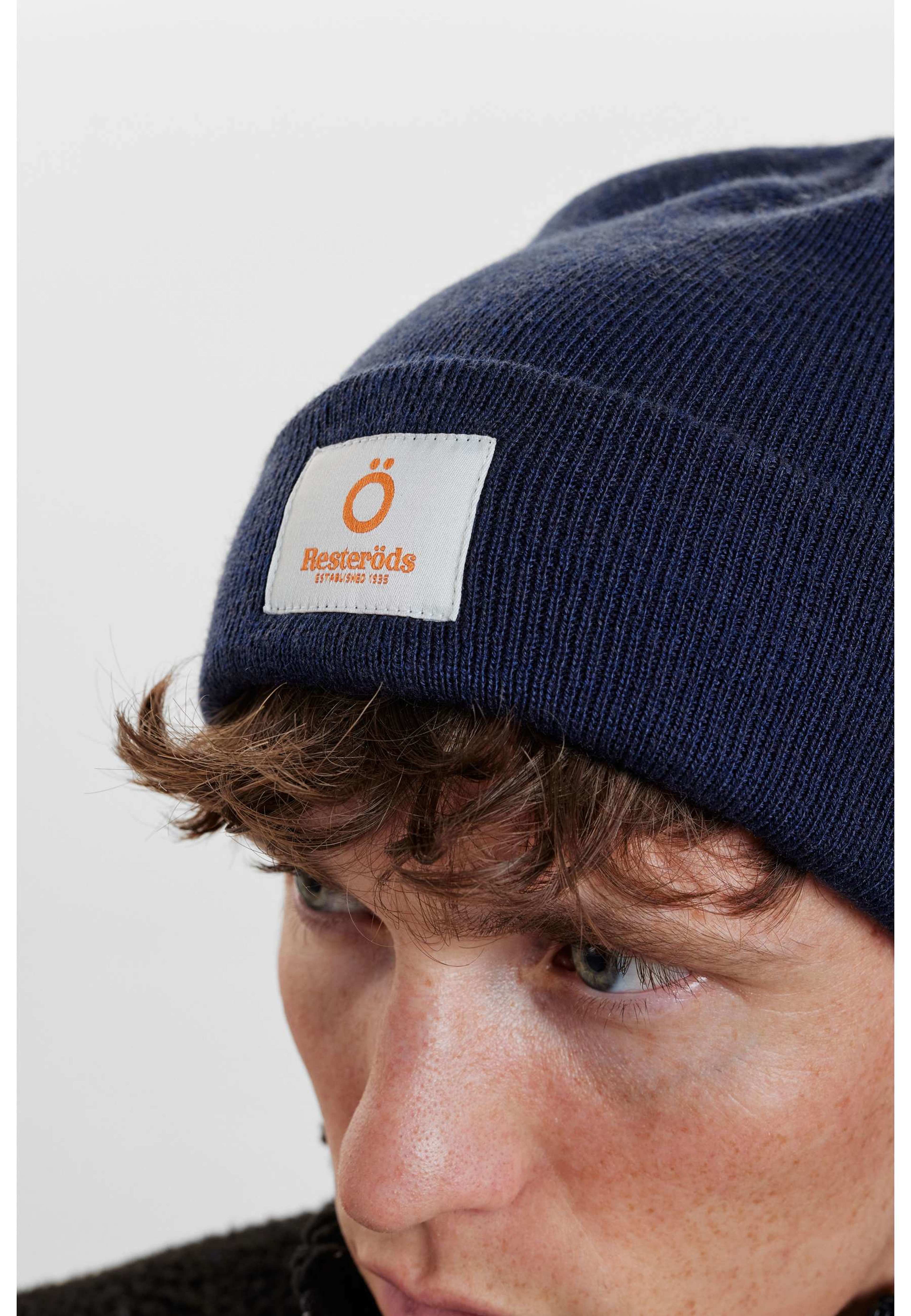 Chunky Beanie Mössa | Återvunnen Polyester | Marinblå