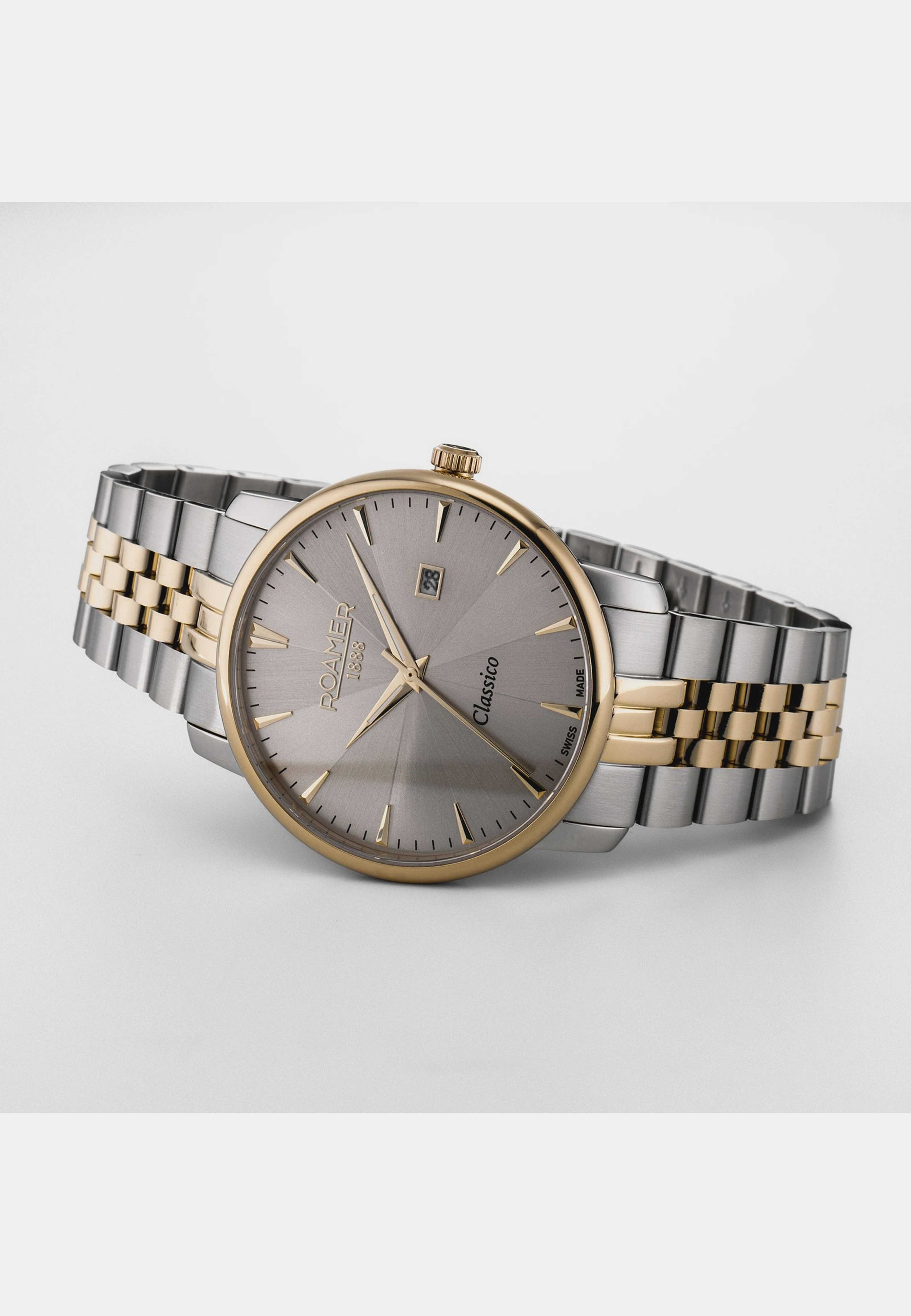 Roamer Classico Gents Herr Svart/läderband - 971856 48 55 50, från ROAMER, i färgen 1. Klicka för att öppna bilden i stort format