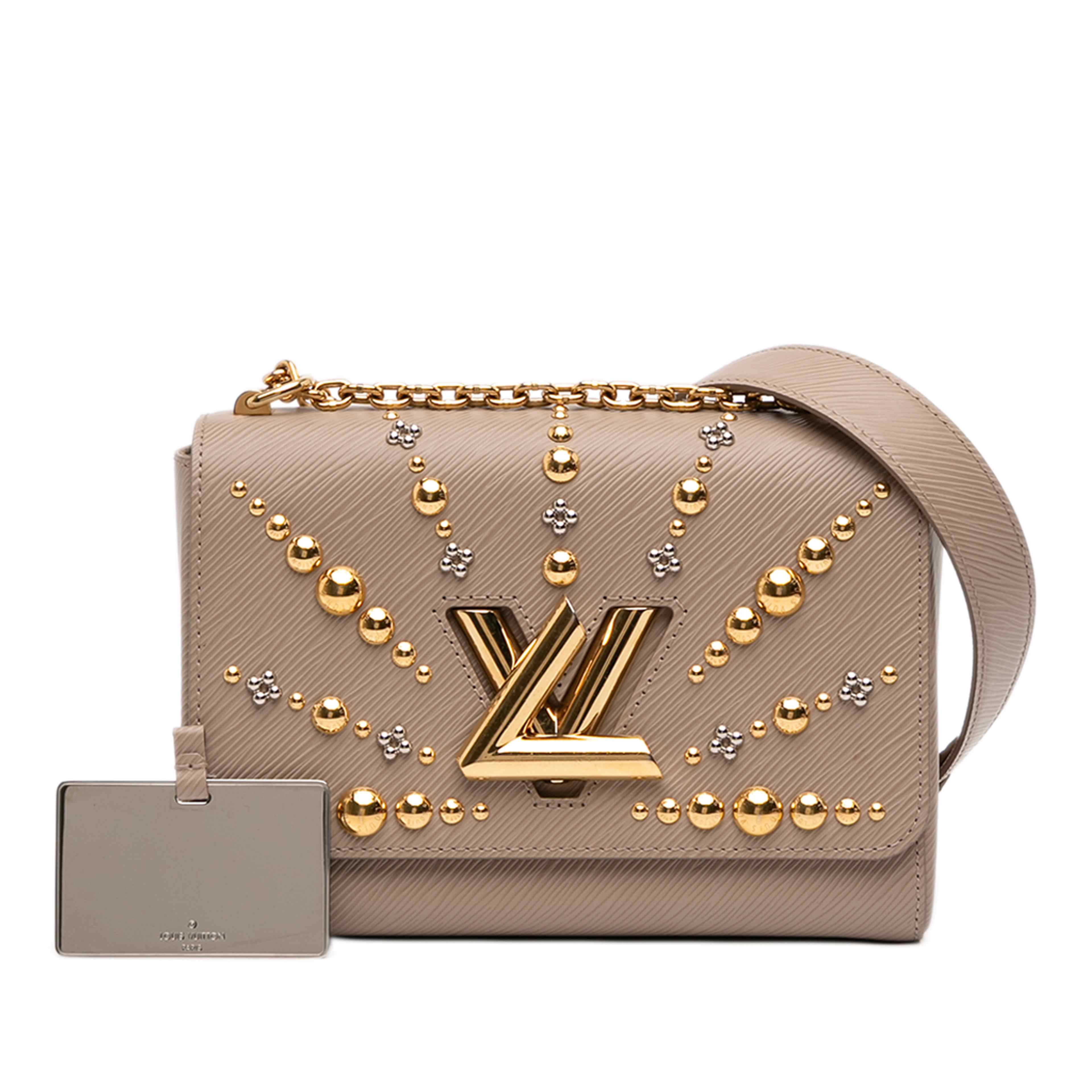 Louis Vuitton Epi Studded Sol Twist Mm, från Luxclusif, i färgen brun. Klicka för att öppna bilden i stort format