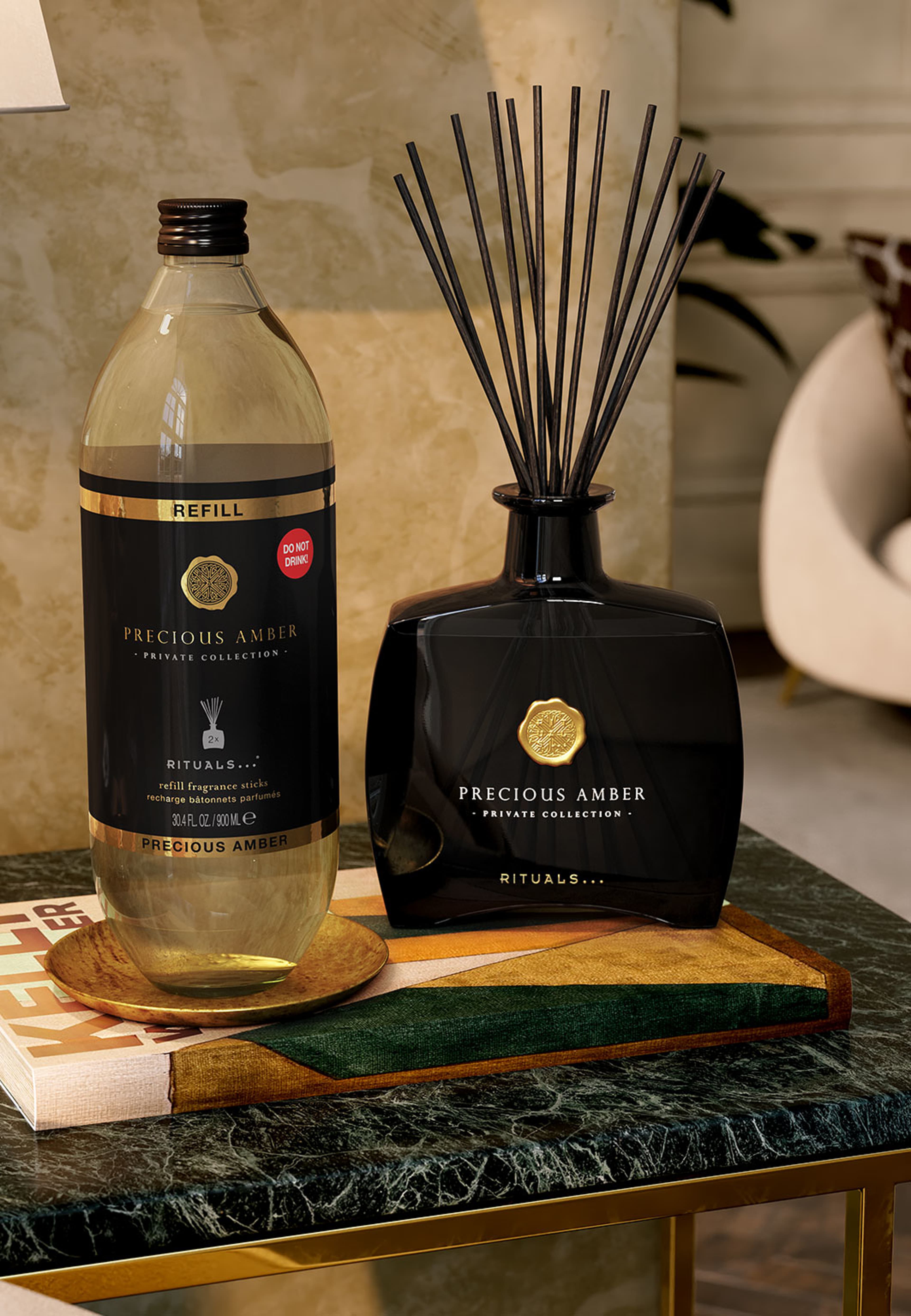 Precious Amber Refill Fragrance Sticks 900ml