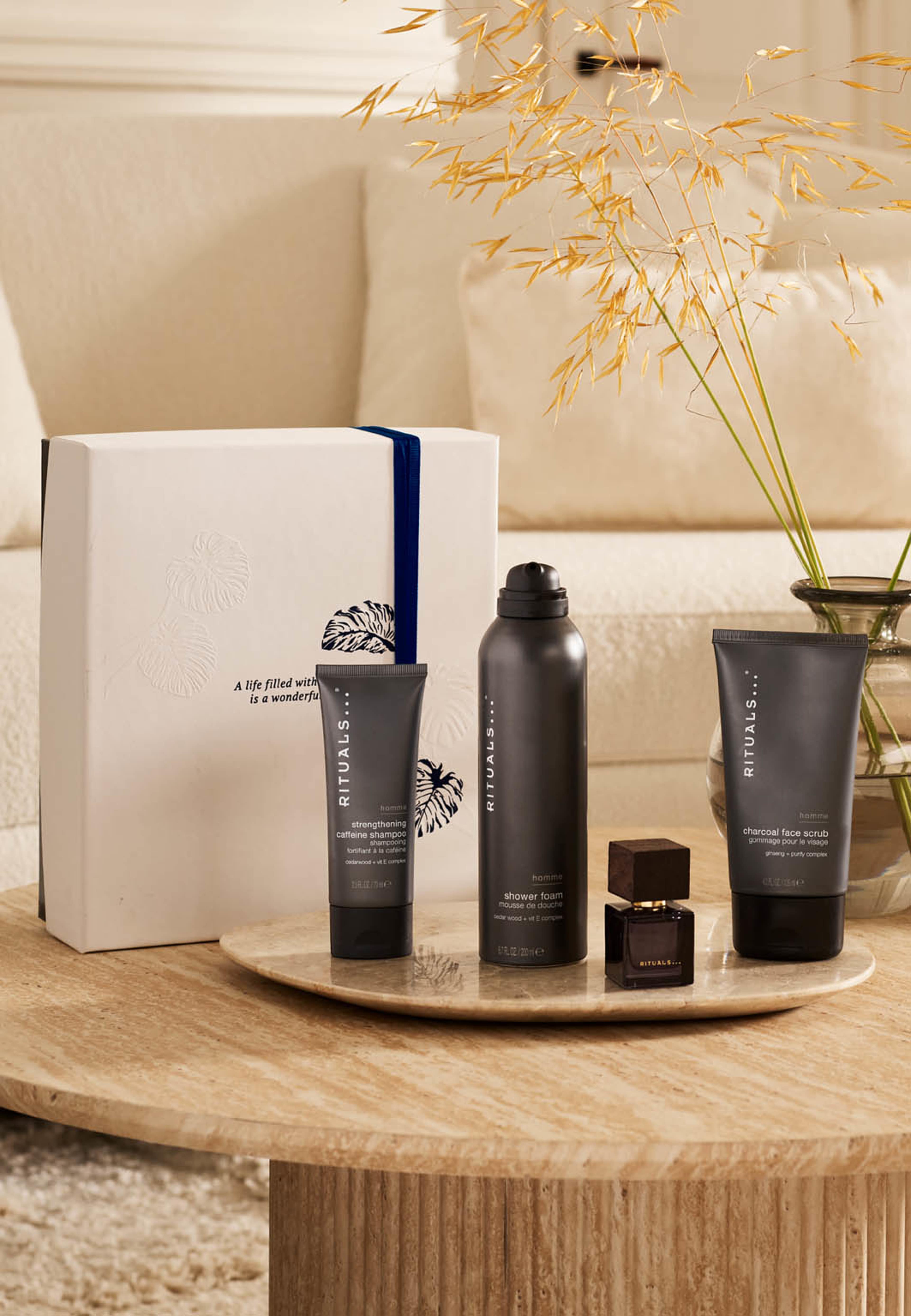 Homme - Medium Gift Set 2025, från Rituals. Klicka för att öppna bilden i stort format