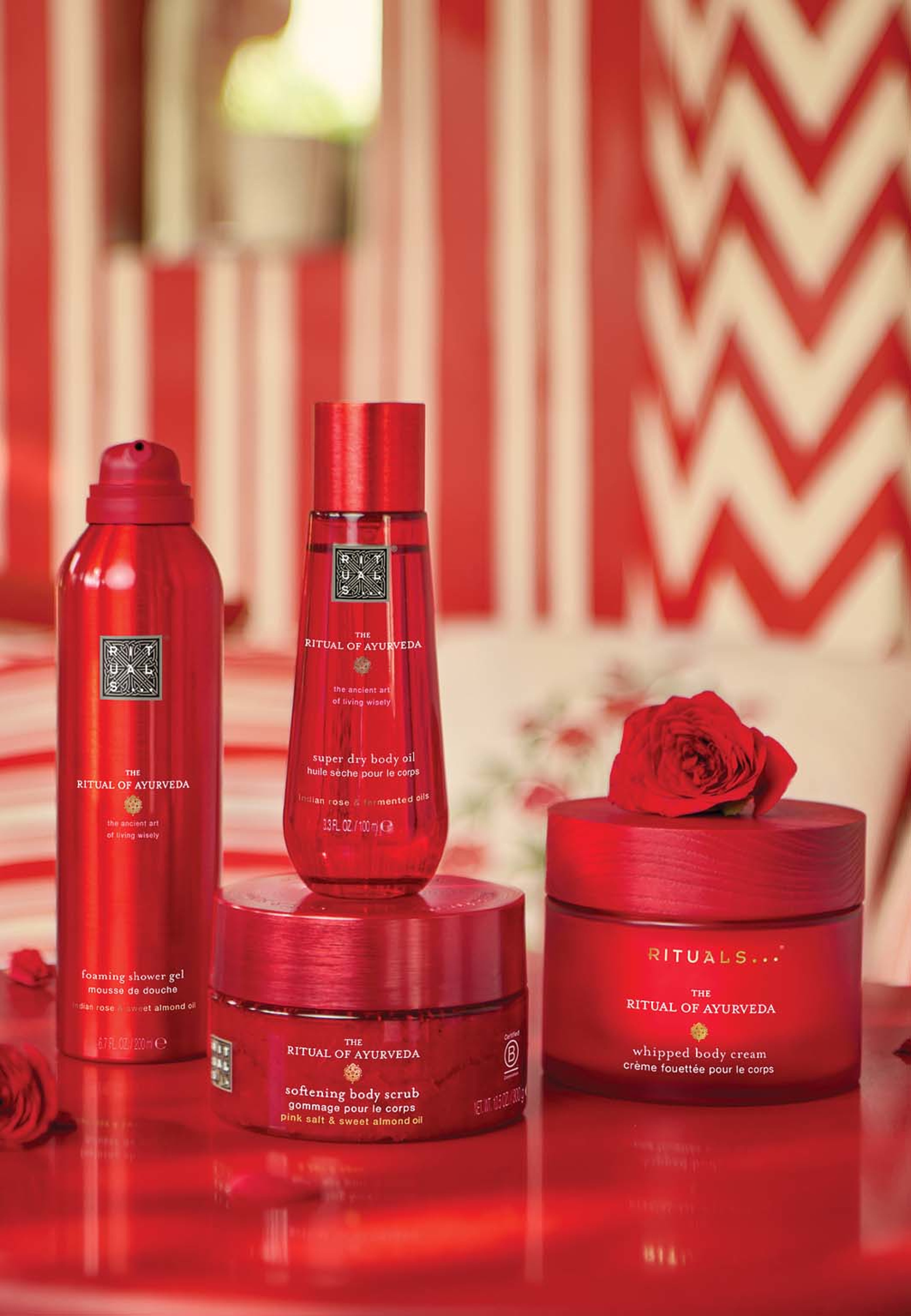 The Ritual of Ayurveda Foaming Shower Gel, från Rituals. Klicka för att öppna bilden i stort format