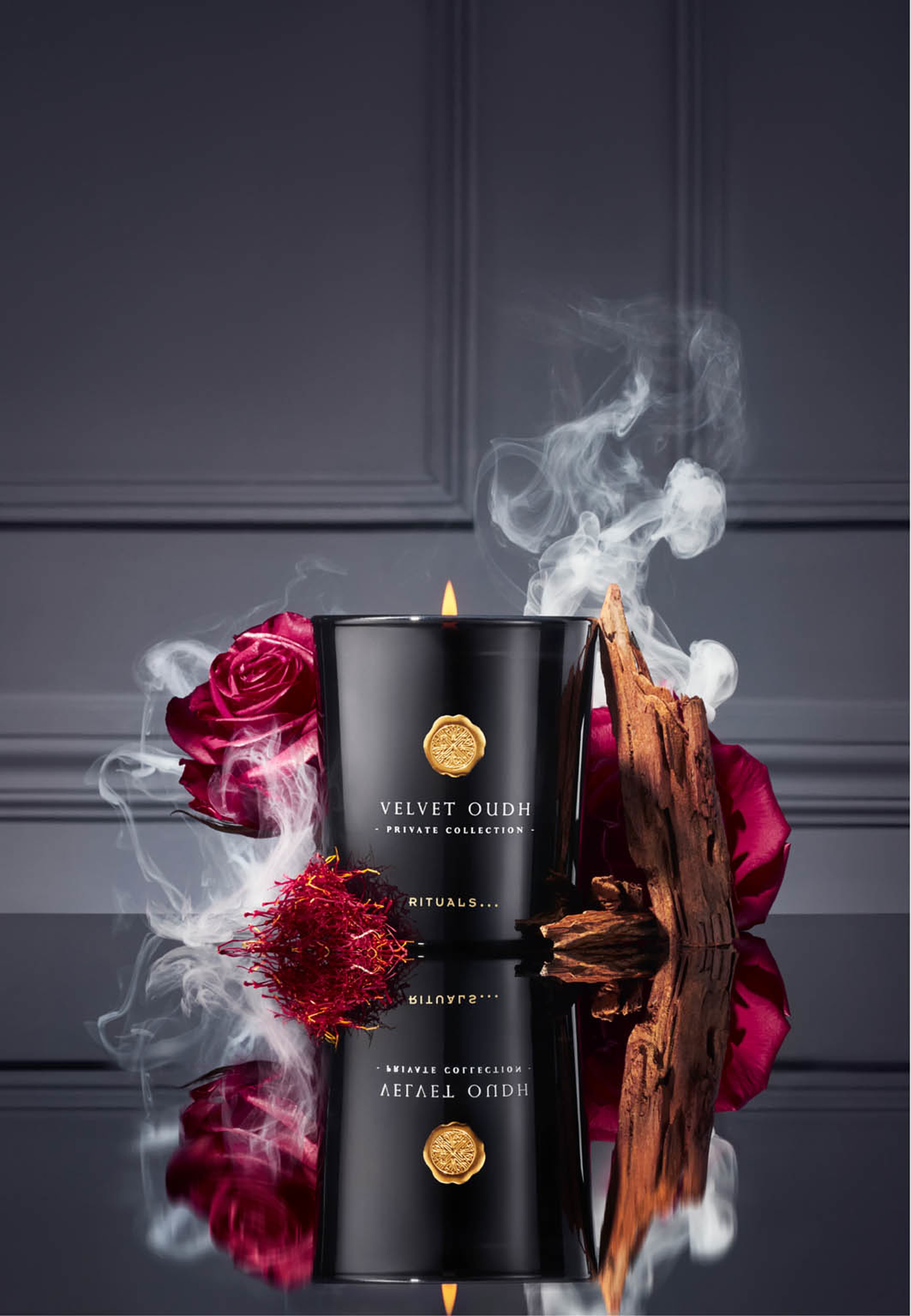 Velvet Oudh Scented Candle, från Rituals. Klicka för att öppna bilden i stort format