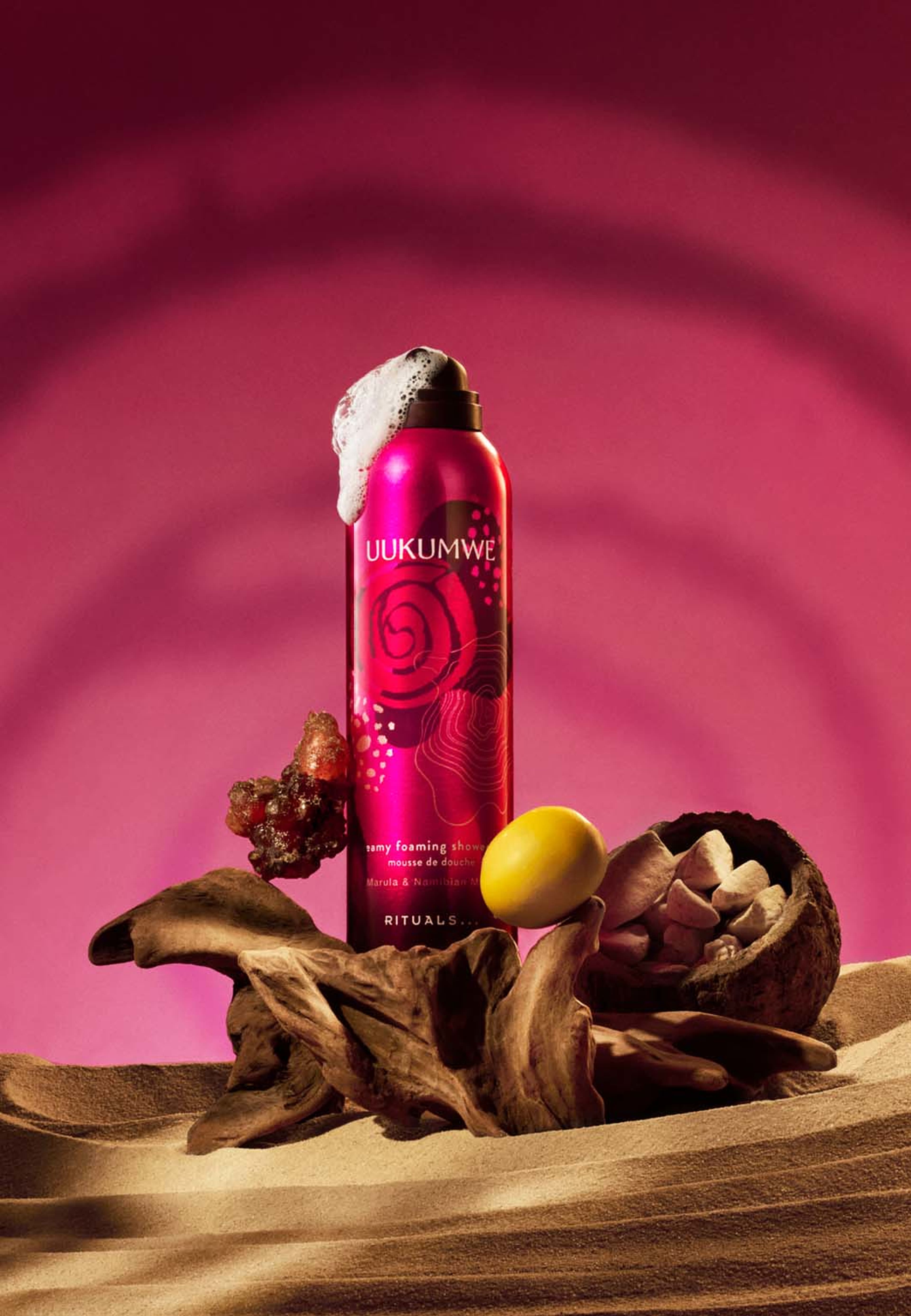 Uukumwe Collection Creamy Foaming Shower Gel, från Rituals. Klicka för att öppna bilden i stort format