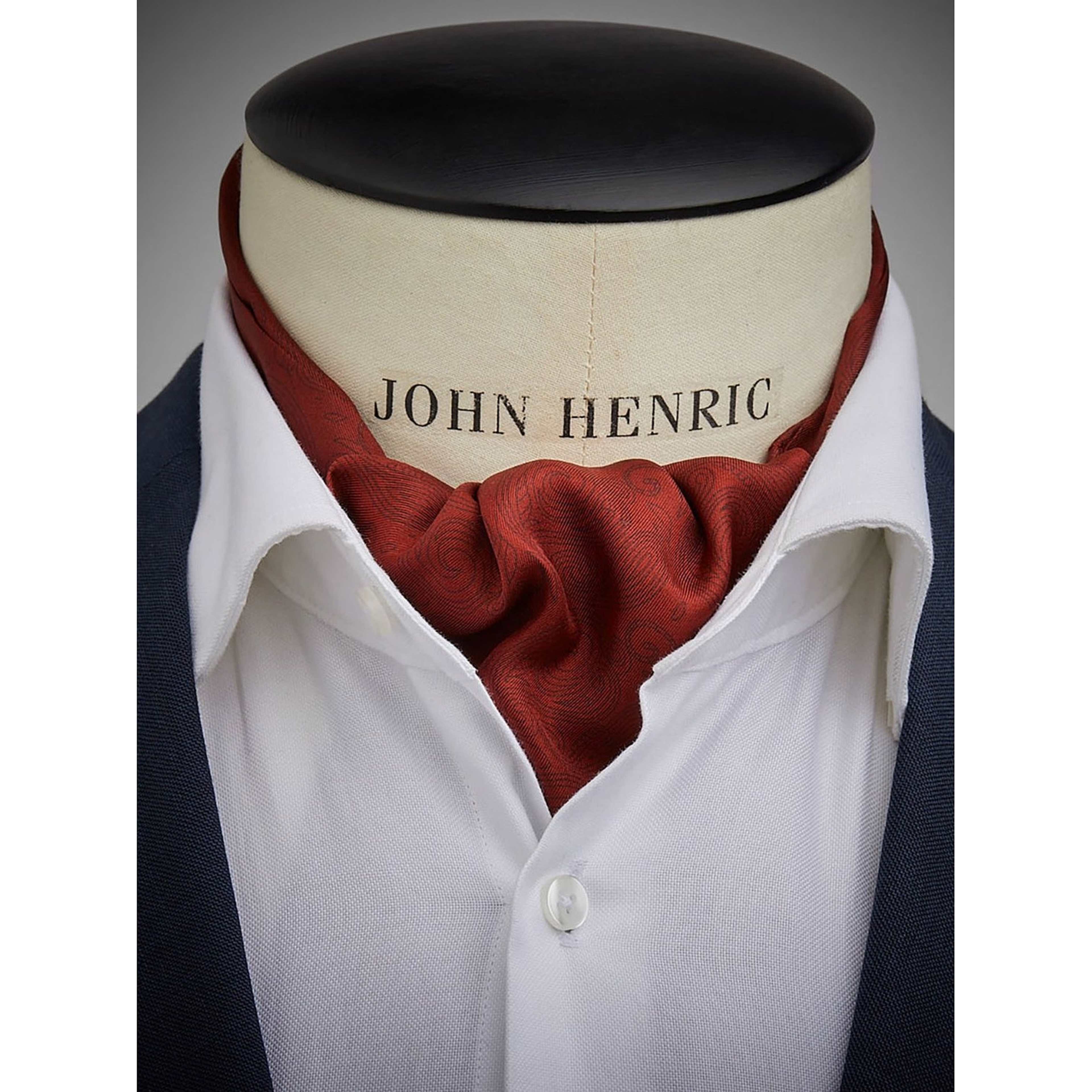 Silk Double Pointed Ascot Formal
