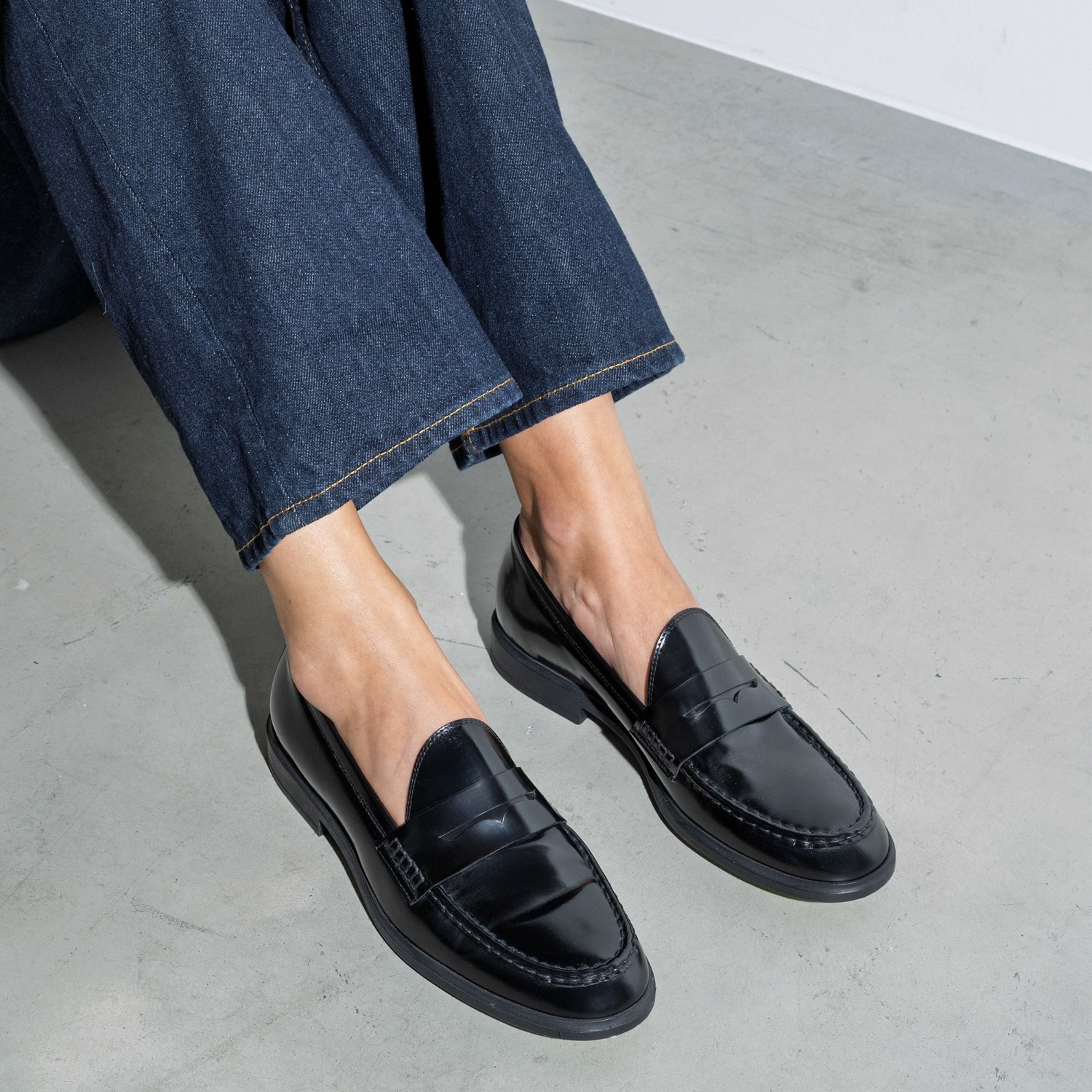 Läder Loafers