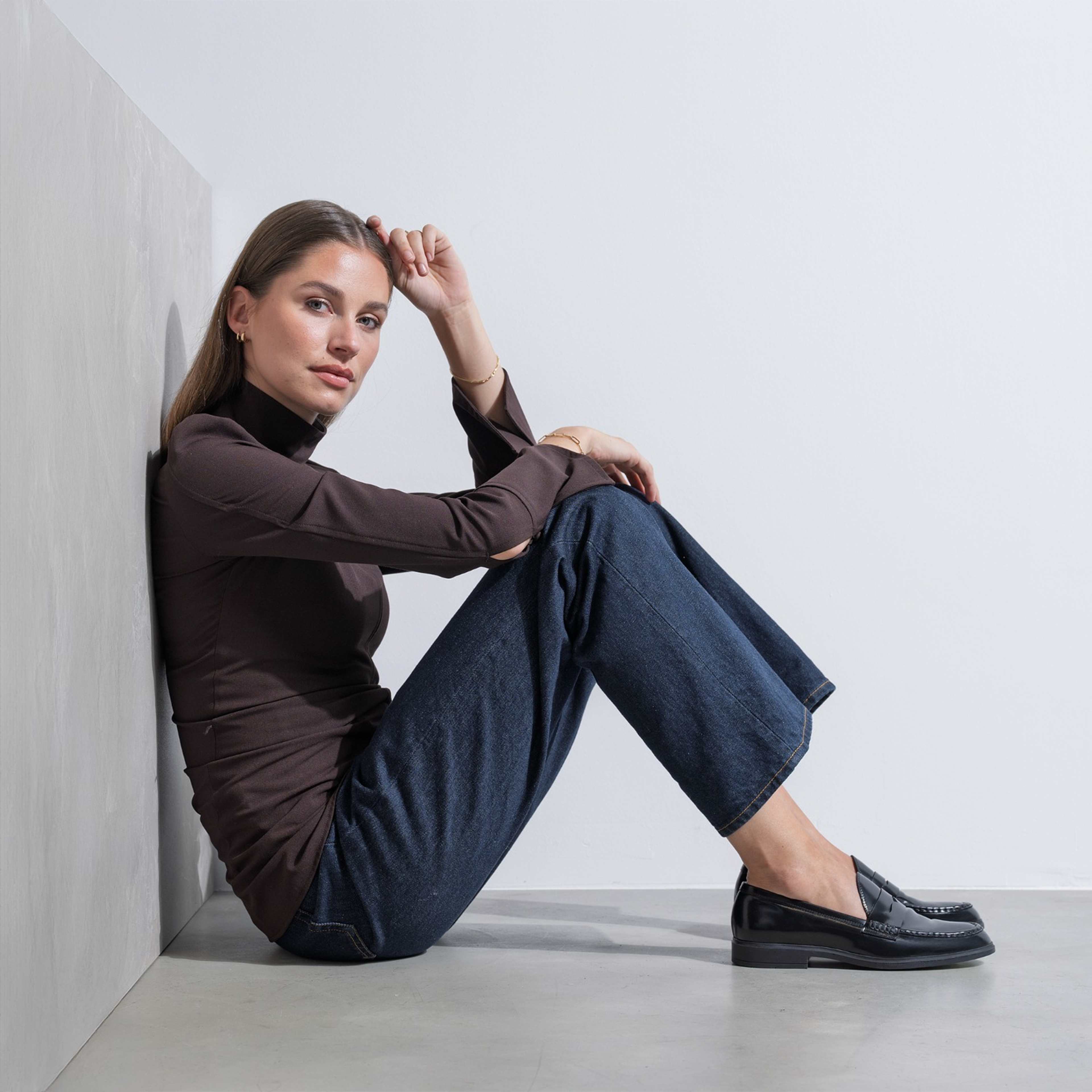 Läder Loafers