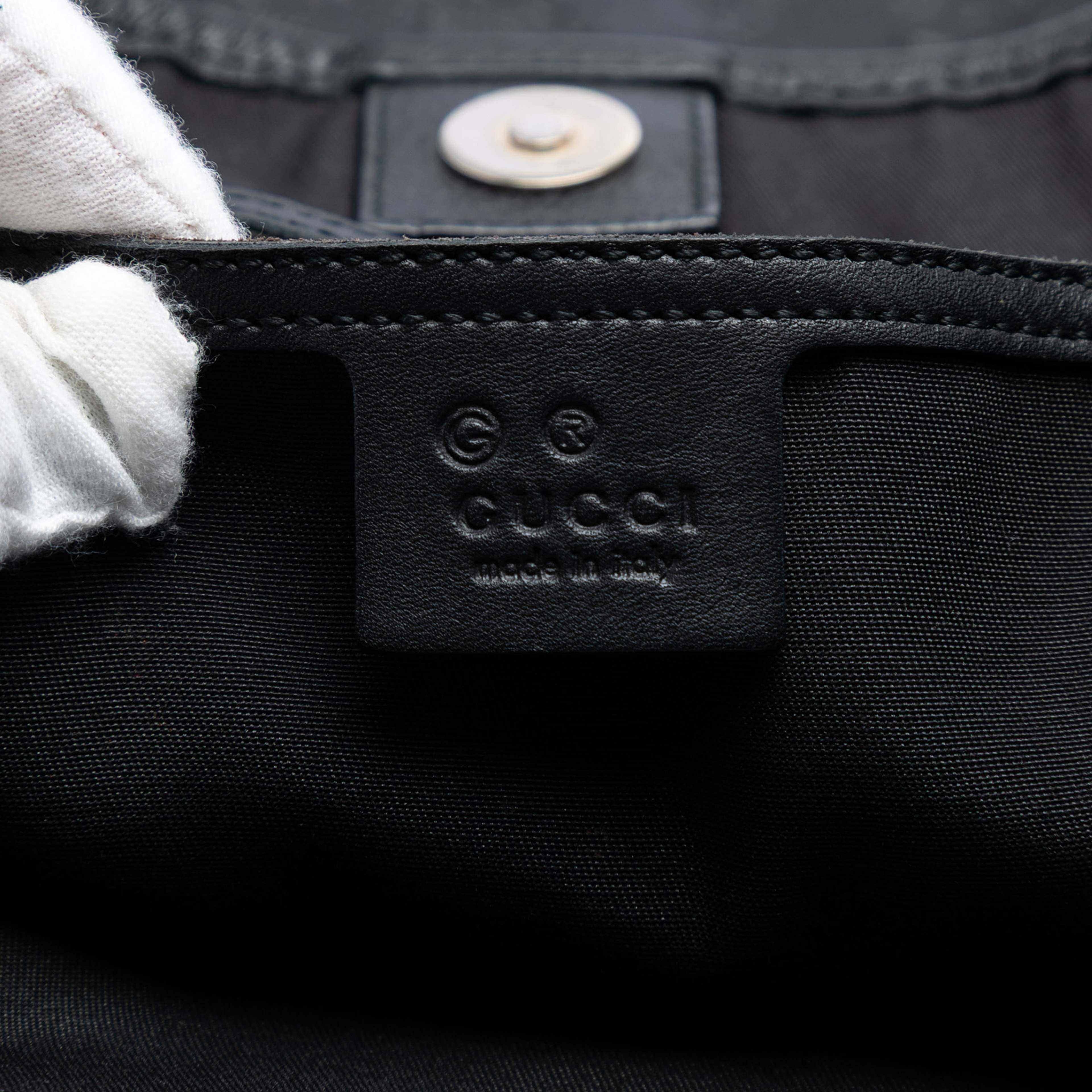 Gucci Guccissima Joy Tote, från Luxclusif, i färgen black. Klicka för att öppna bilden i stort format