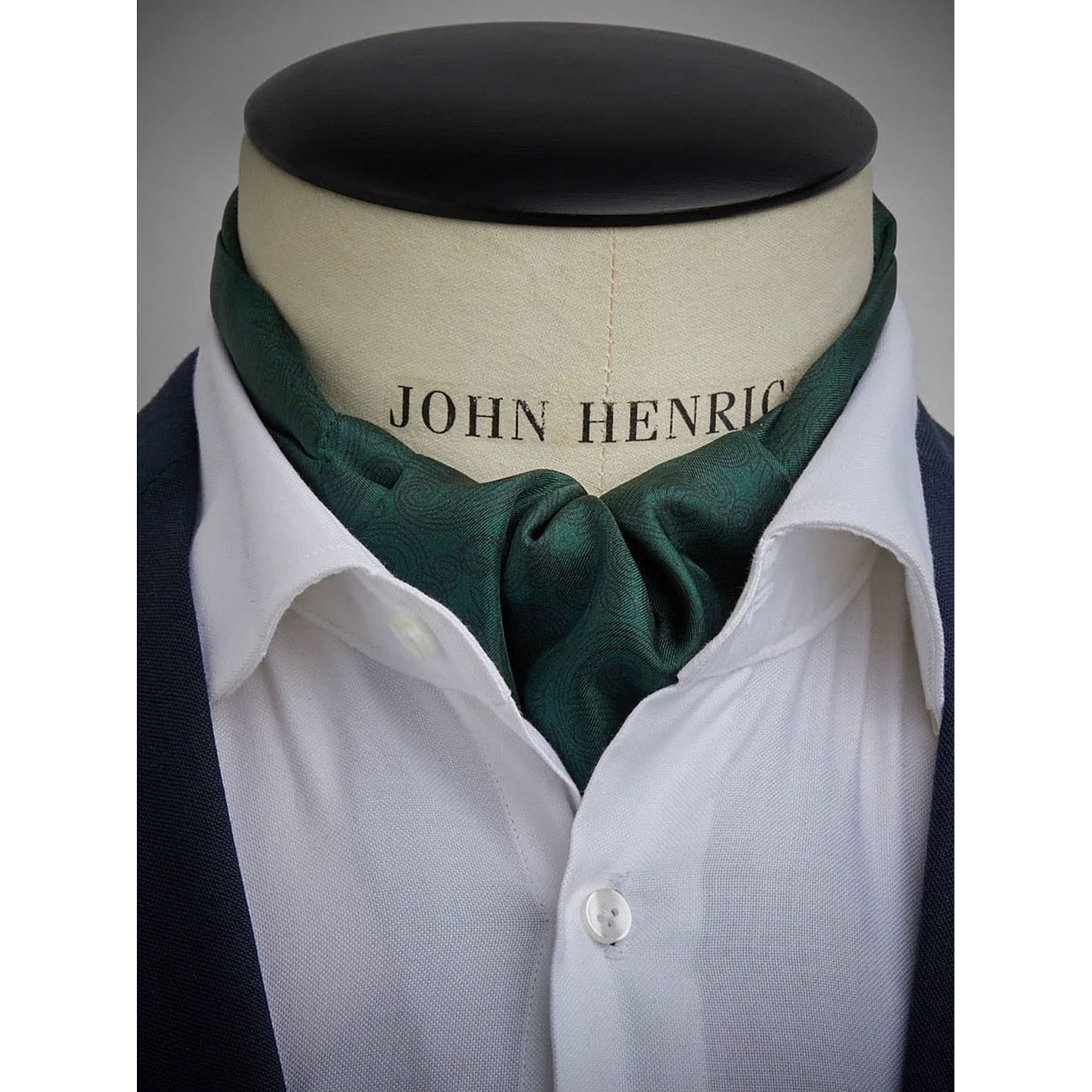 Silk Double Pointed Ascot Formal