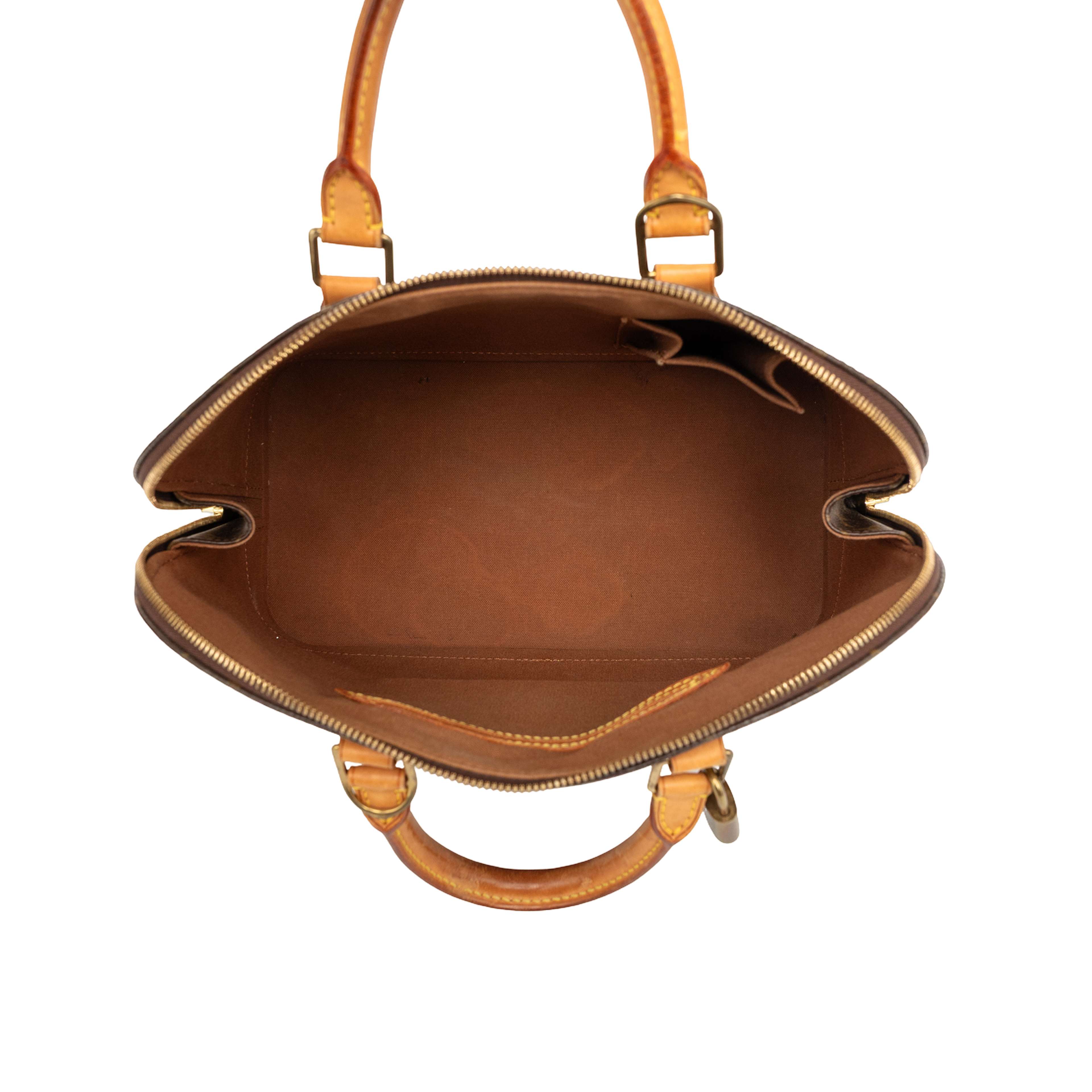 Louis Vuitton Monogram Alma Pm, från Luxclusif, i färgen brown. Klicka för att öppna bilden i stort format