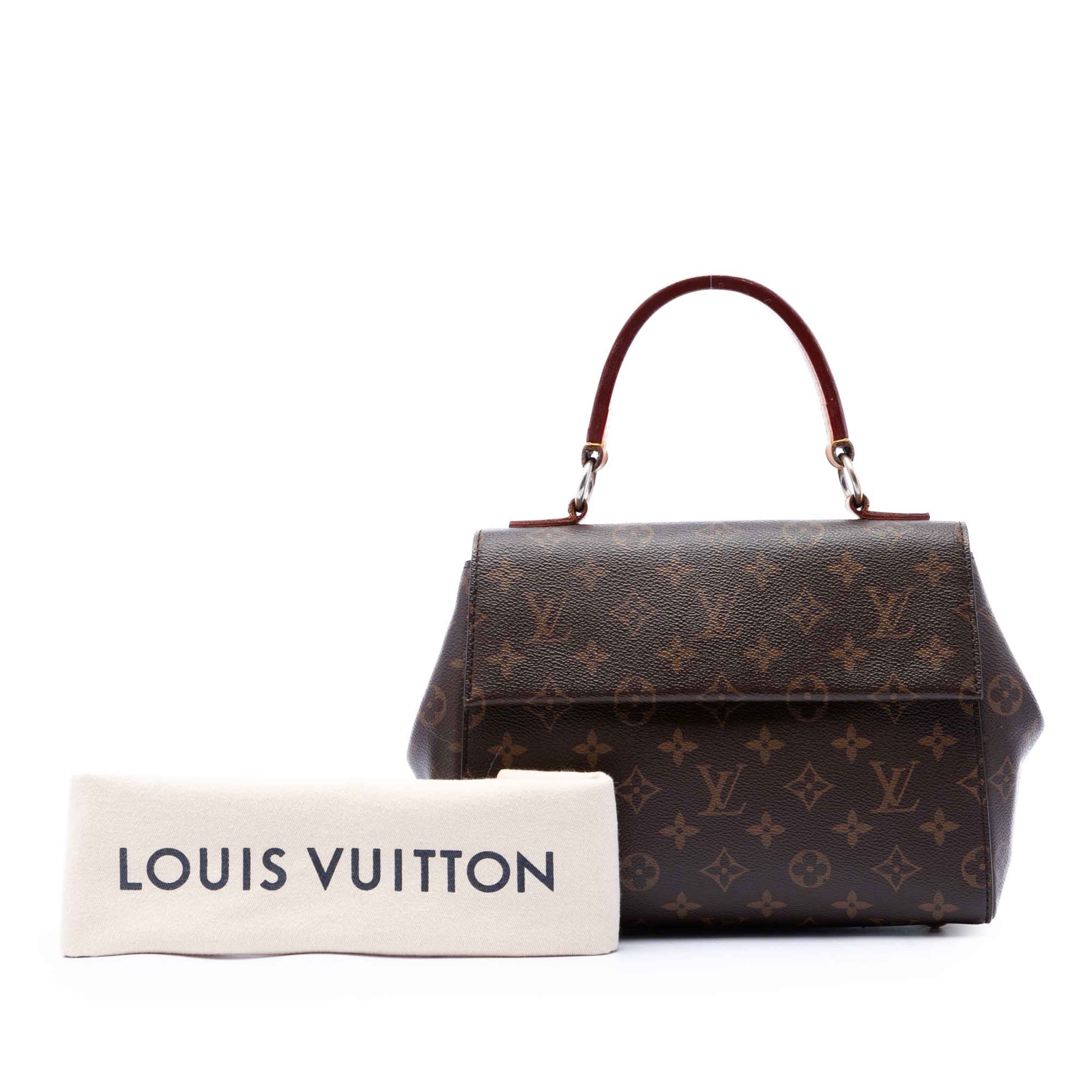 Louis Vuitton Monogram Cluny Bb, från Luxclusif, i färgen brun. Klicka för att öppna bilden i stort format