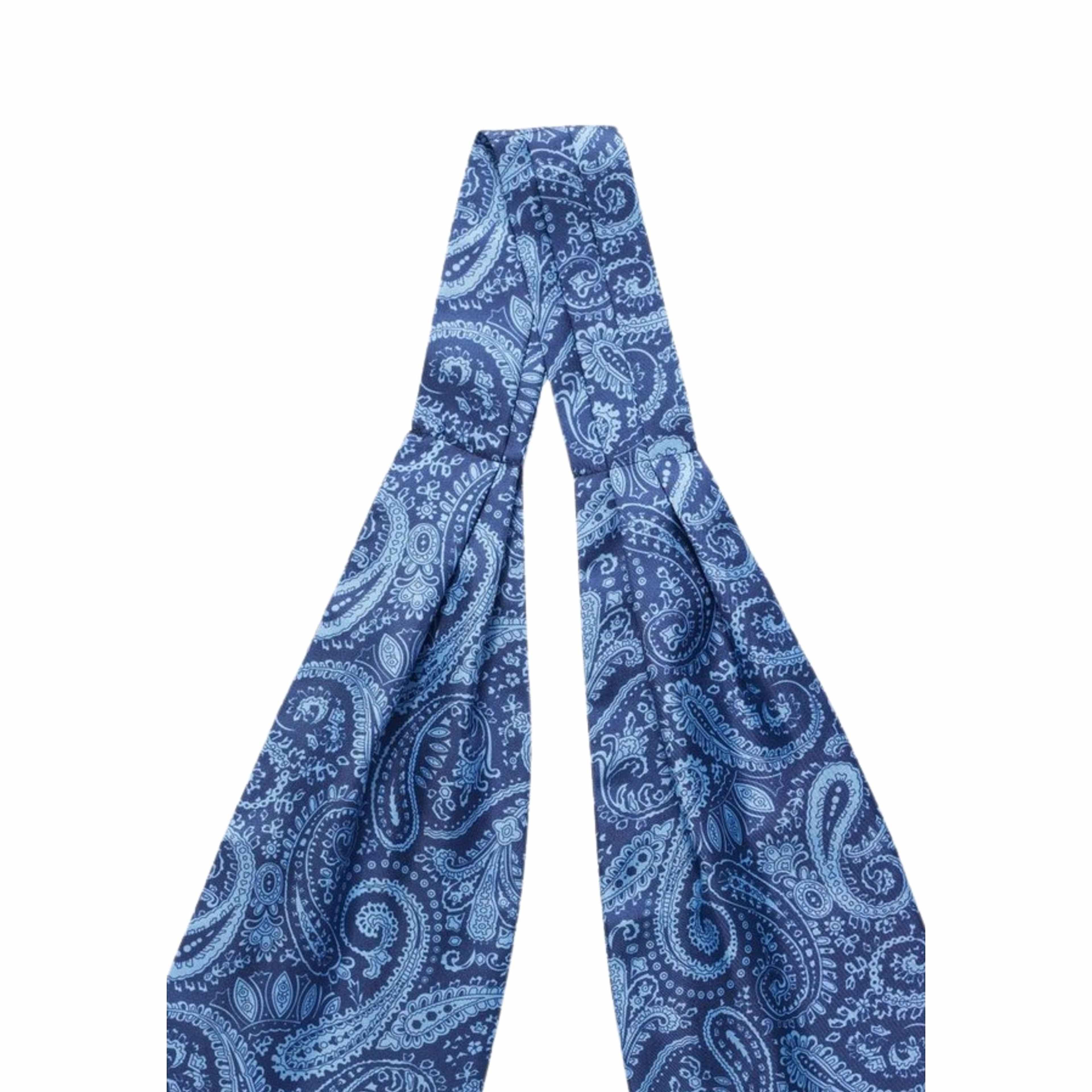 Silk Double Pointed Ascot Paisley