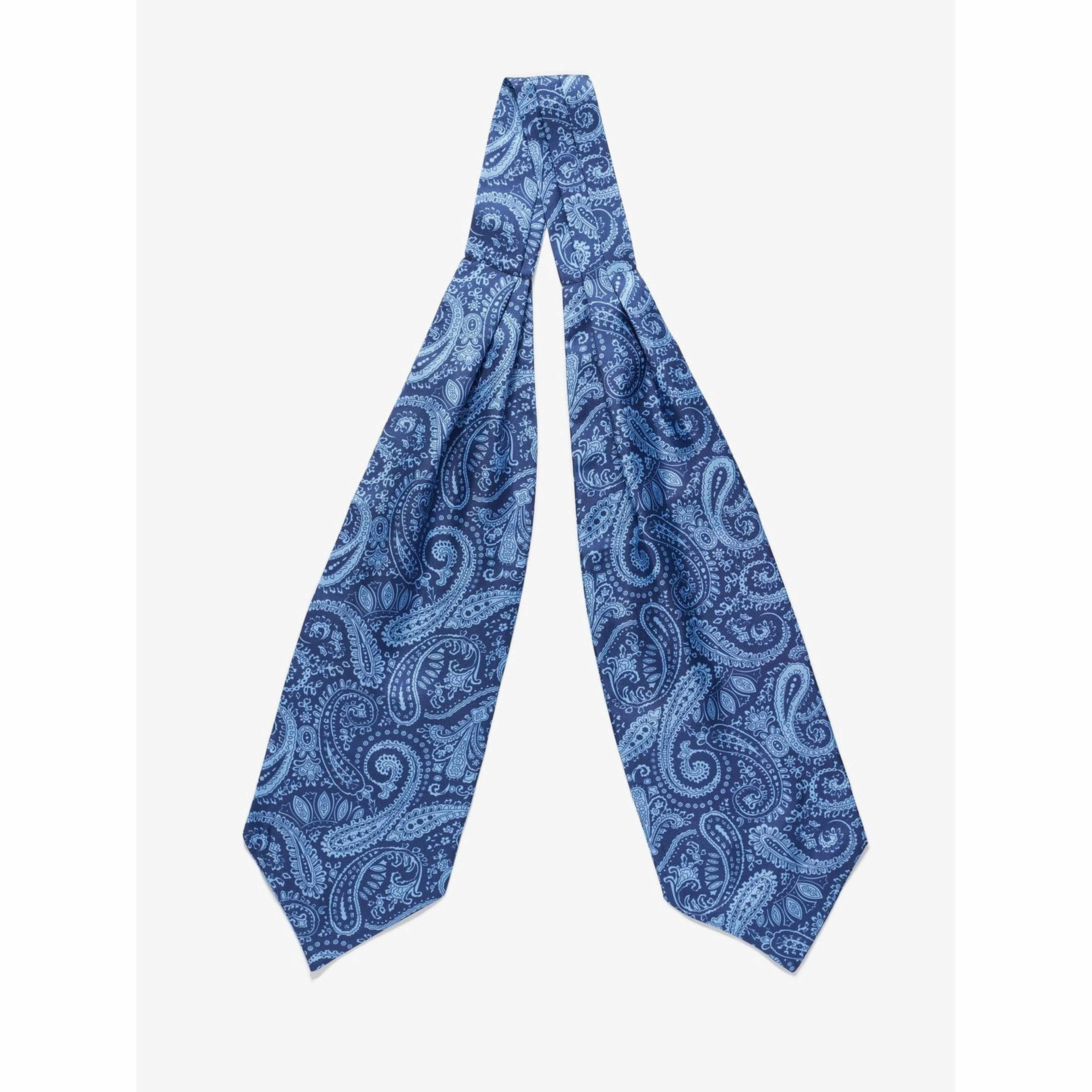 Silk Double Pointed Ascot Paisley