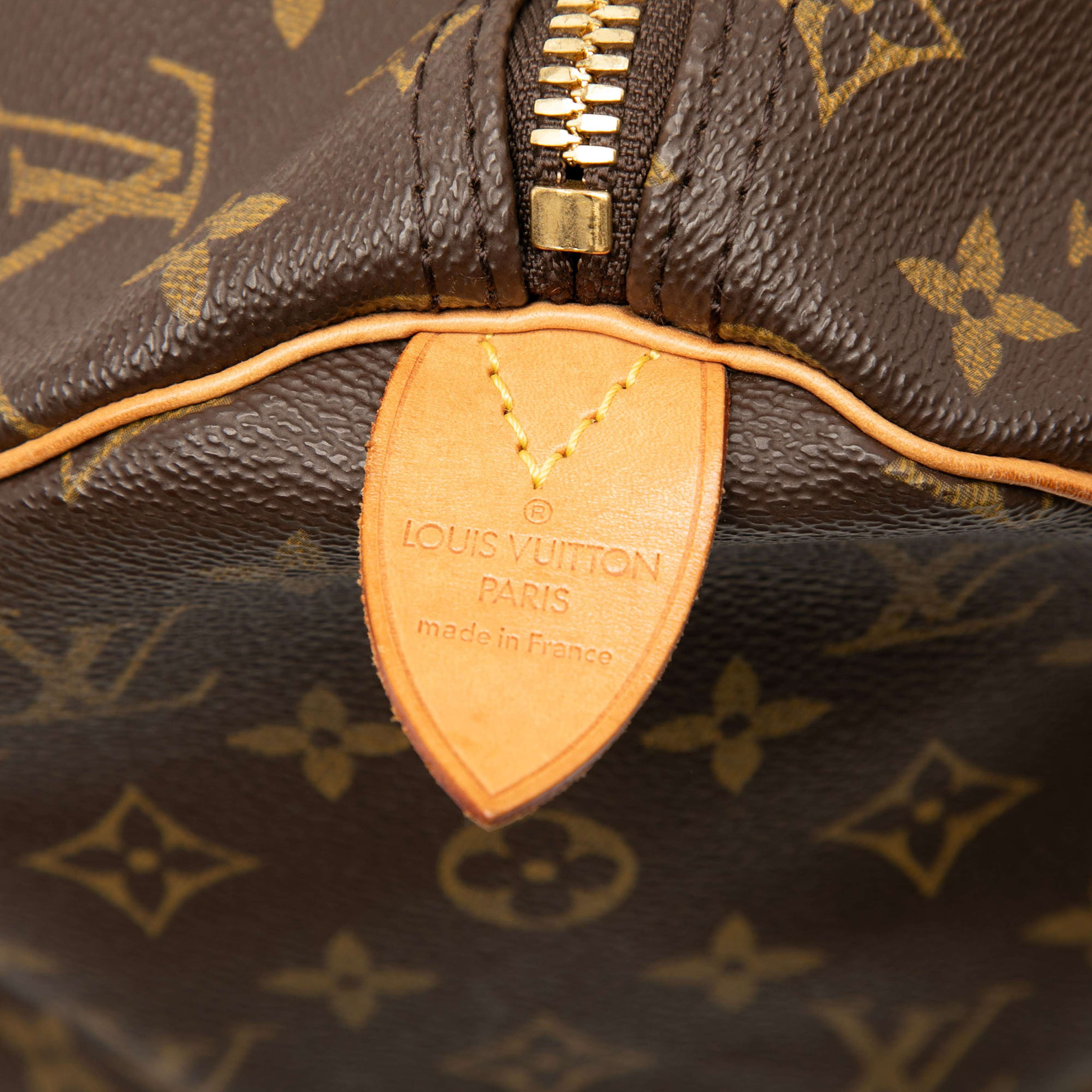Louis Vuitton Monogram Keepall 45, från Luxclusif, i färgen brown. Klicka för att öppna bilden i stort format