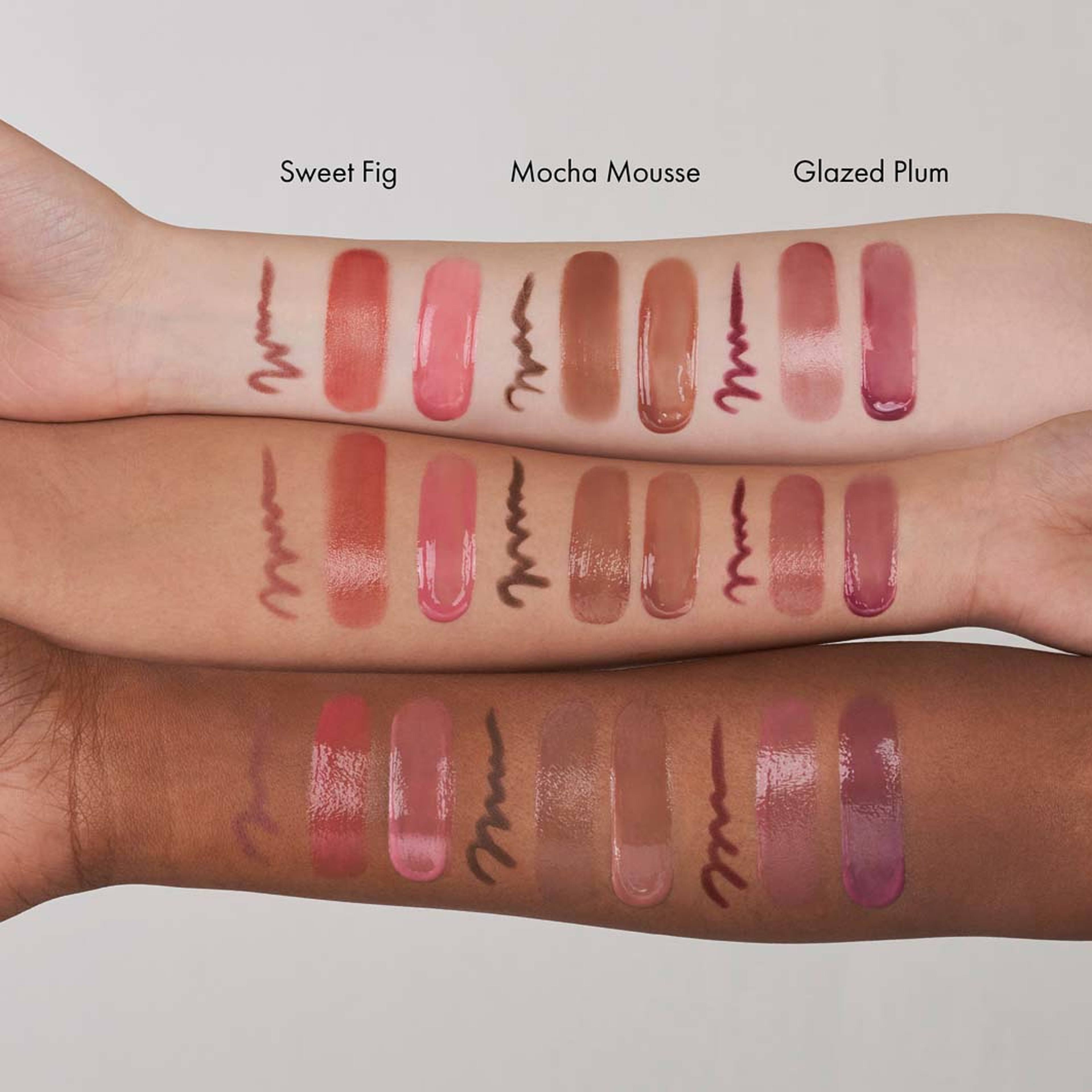 VOLUME HACK TRIO, från rom&nd, i färgen Sweet Fig. Klicka för att öppna bilden i stort format