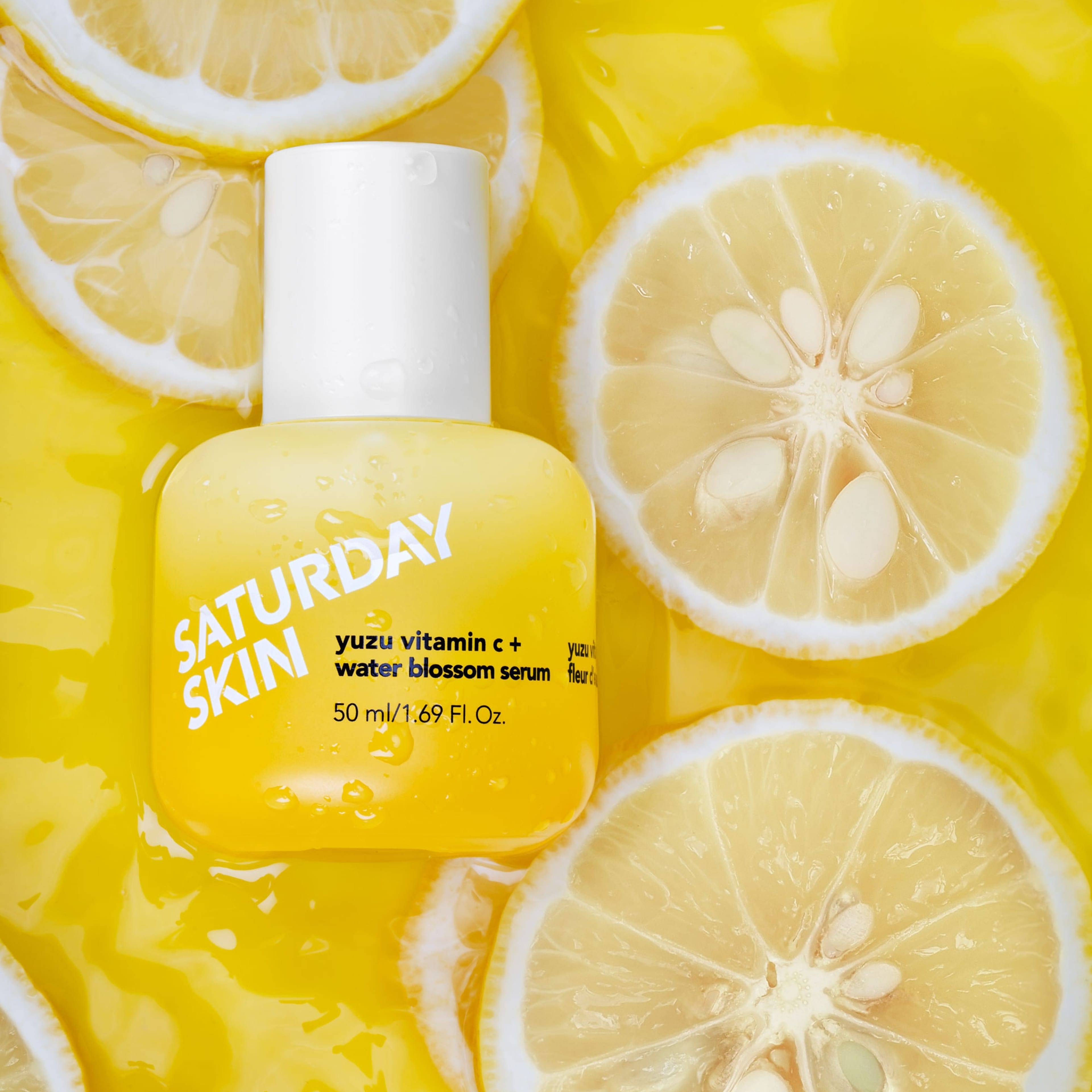 Yuzu Vitamin C + Water Blossom Serum 50ml, från Saturday Skin. Klicka för att öppna bilden i stort format
