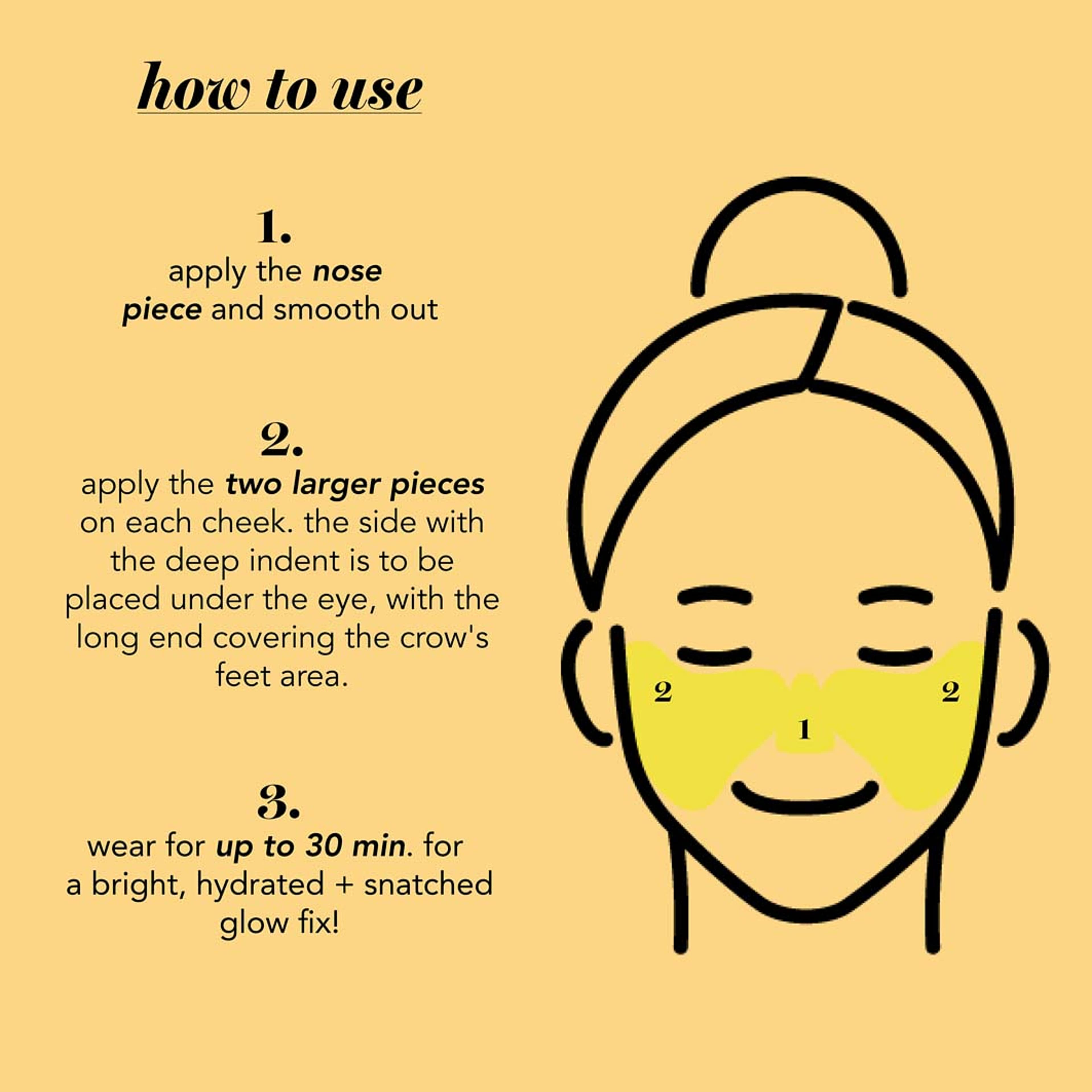 Yuzu Vitamin C Butterfly Hydrogel Mask, från Saturday Skin. Klicka för att öppna bilden i stort format