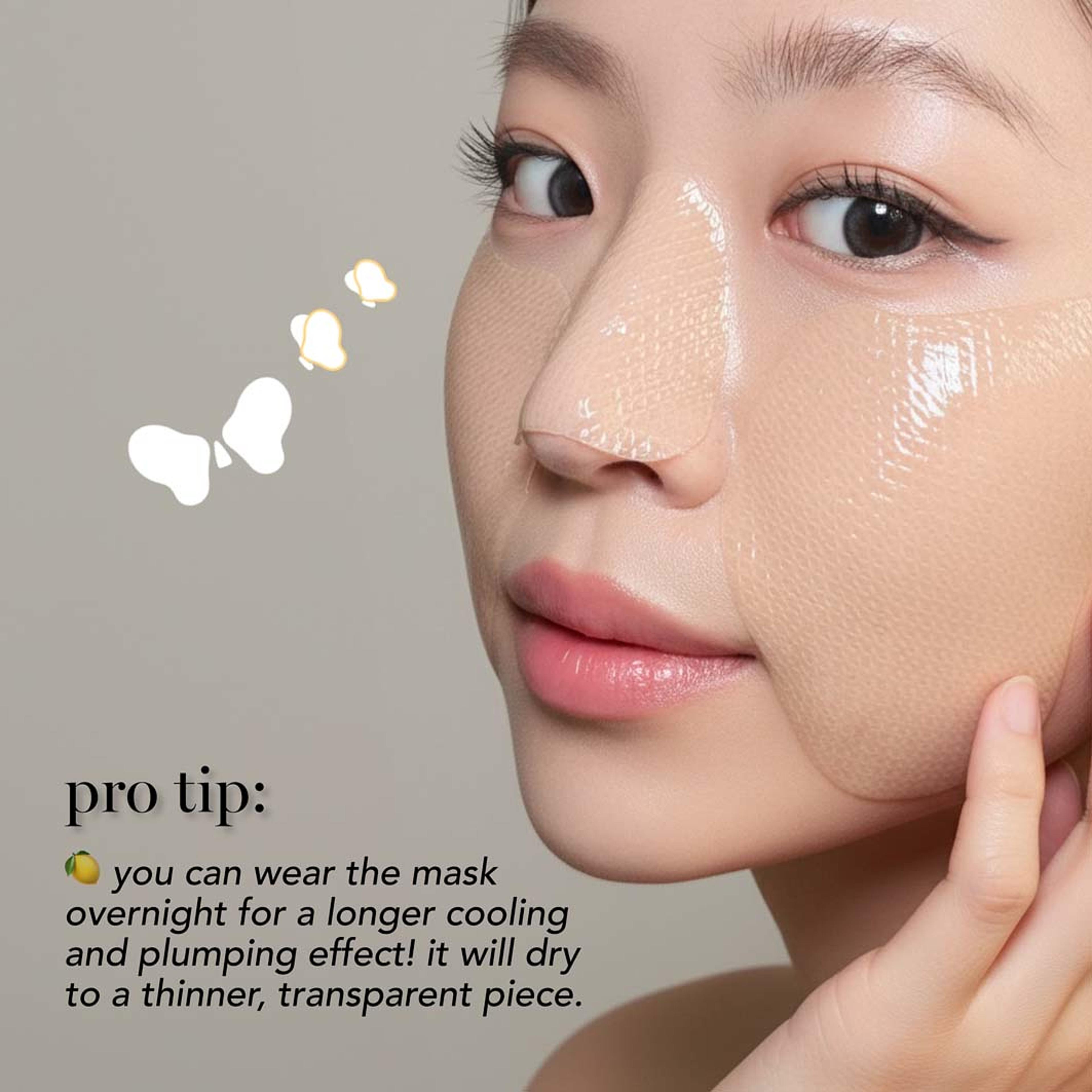 Yuzu Vitamin C Butterfly Hydrogel Mask, från Saturday Skin. Klicka för att öppna bilden i stort format
