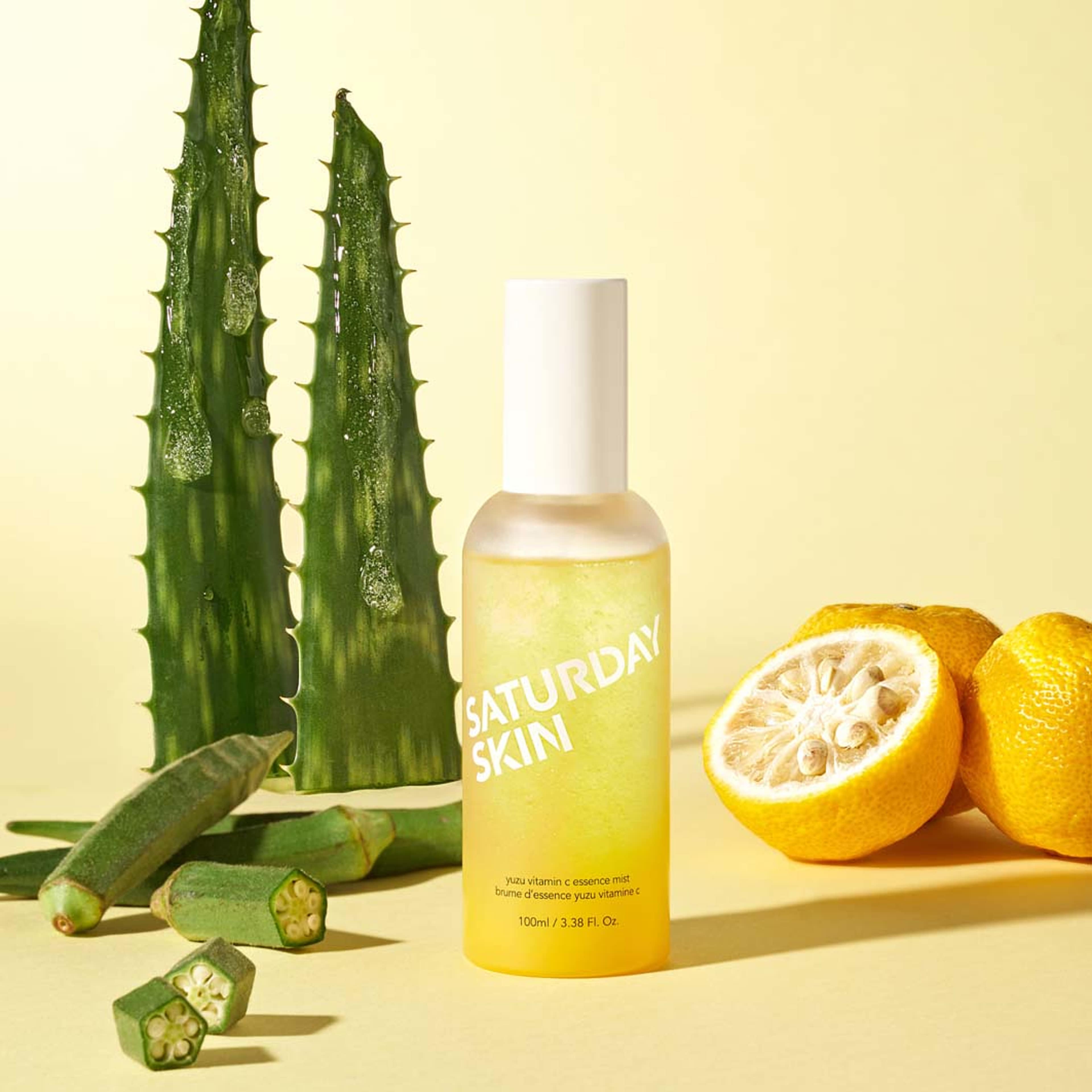 Yuzu Vitamin C Essence Face Mist, från Saturday Skin. Klicka för att öppna bilden i stort format