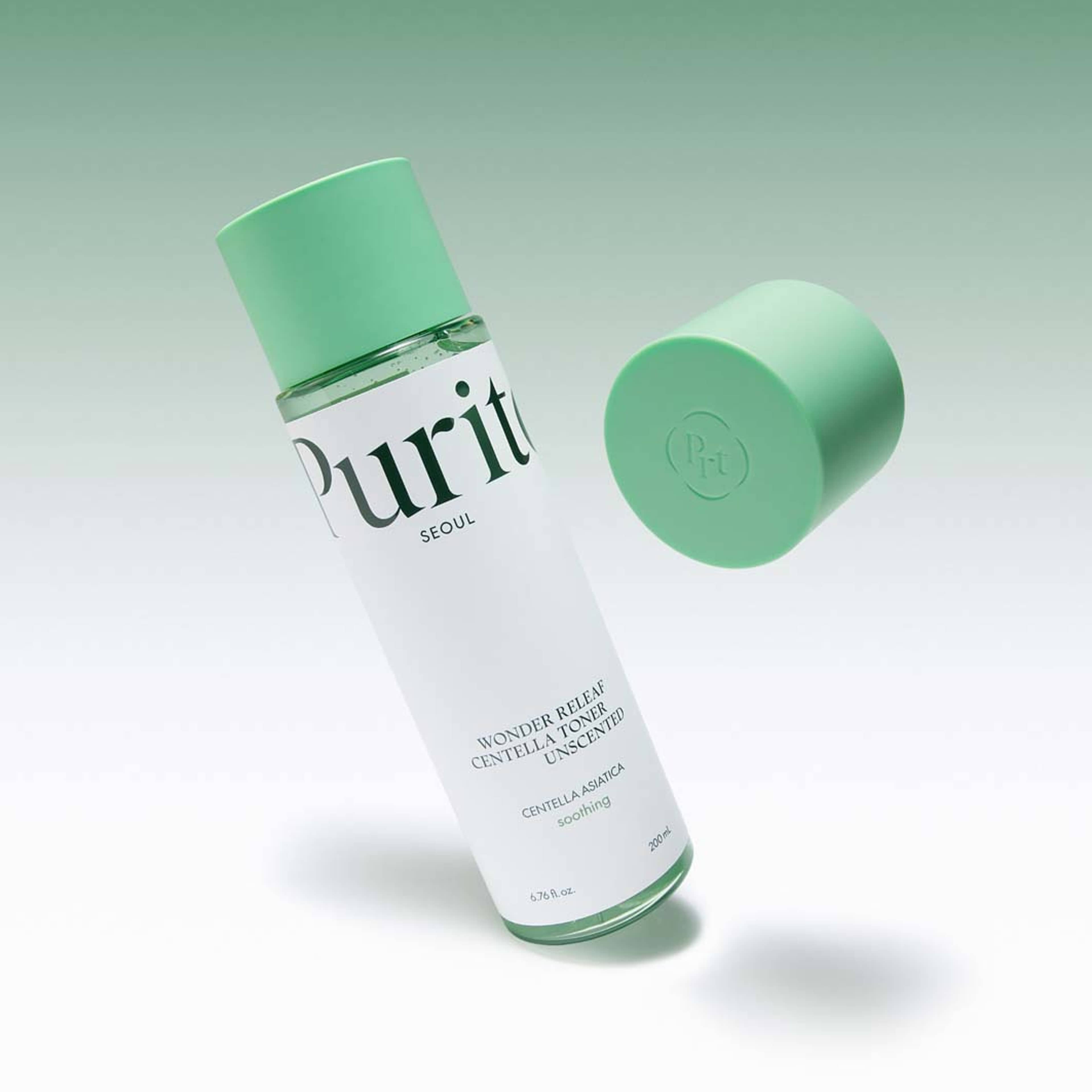 Wonder Releaf Centella Toner Unscented, från Purito. Klicka för att öppna bilden i stort format